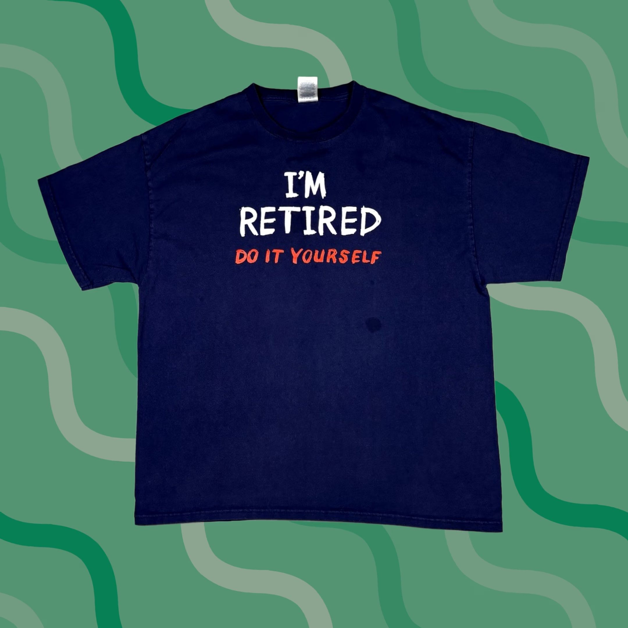 Delta VINTAGE Funny Quote Comedy Humor T Shirt Adult XL Blue 2000s Mens Size US XL / EU 56 / 4 - 1 Thumbnail