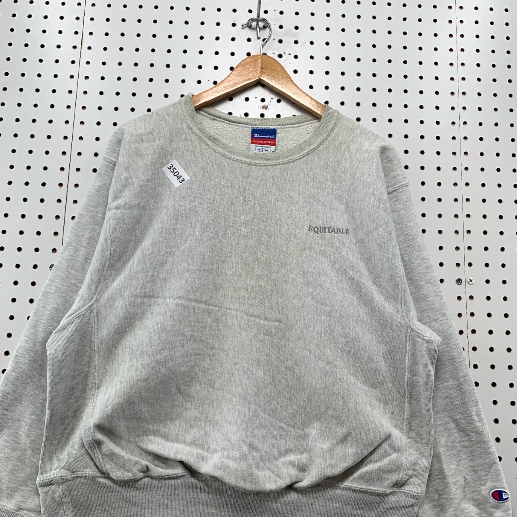 Champion VINTAGE Champion Reverse Weave Sweatshirt Mens Medium Gray Crewneck 22.5x24.5 Size US M / EU 48-50 / 2 - 2 Thumbnail