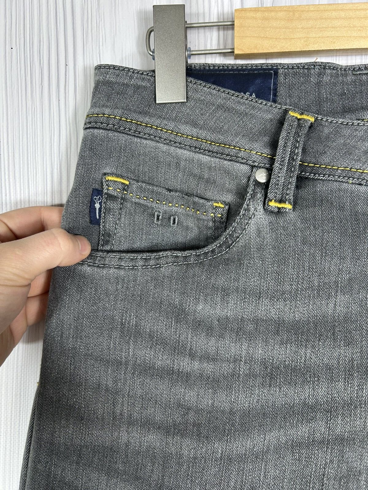 Other Luxury Sartoria Tramarossa Leonardo Zip SS Denim Jeans SZ 32 Size US 32 / EU 48 - 6 Thumbnail