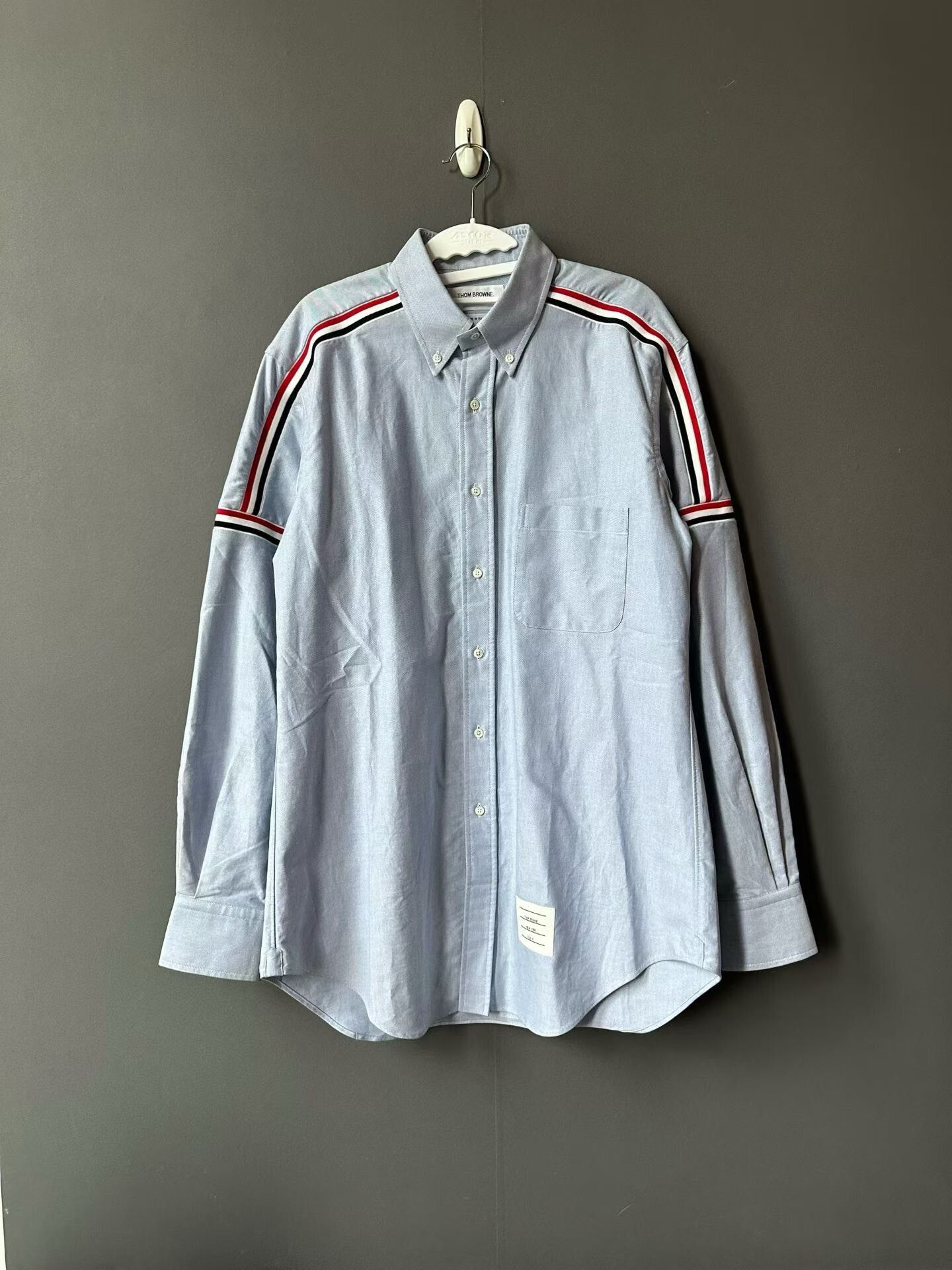 Thom Browne Thom Browne Striped Shirt Size US XL / EU 56 / 4 - 1 Thumbnail