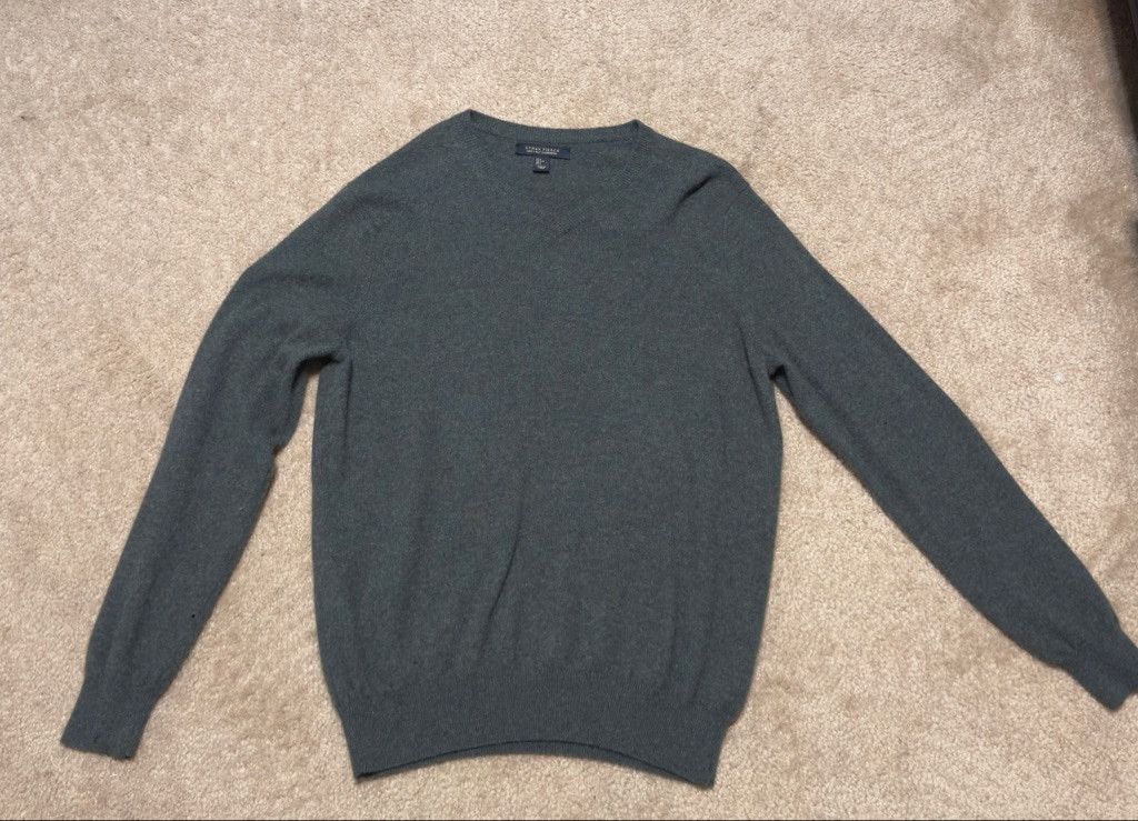 Bruno Pieters Ethan Pierce Gray 2-Ply Cashmere Sweater sz-L Size US L / EU 52-54 / 3 - 1 Thumbnail