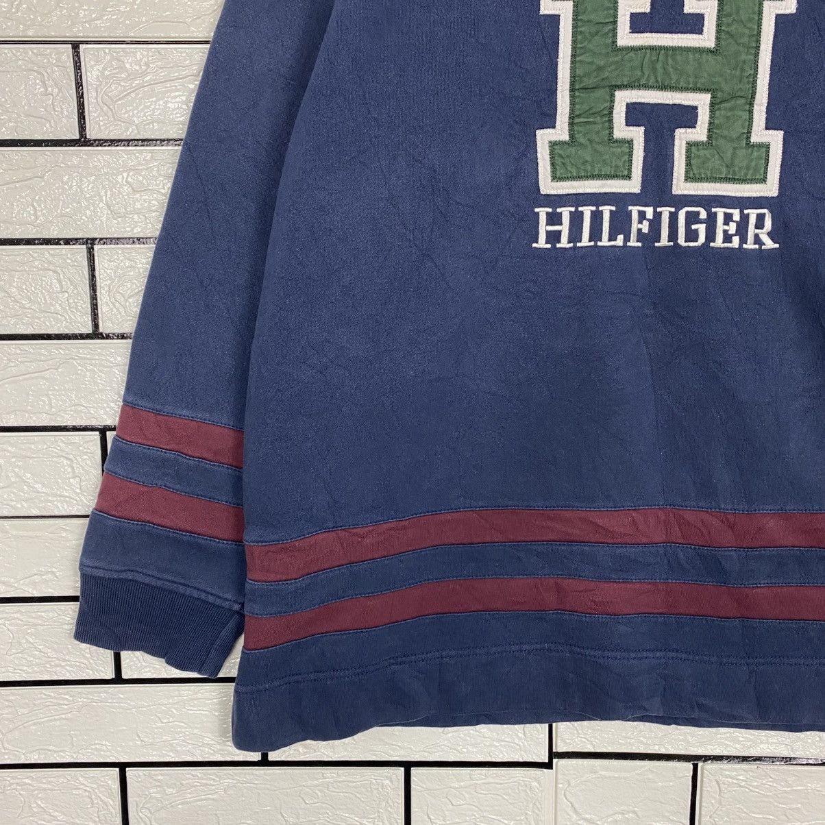 Japanese Brand 📌Vintage Polo Rugby Collar Sweatshirt Tommy Hilfiger Rare Size US L / EU 52-54 / 3 - 5 Thumbnail