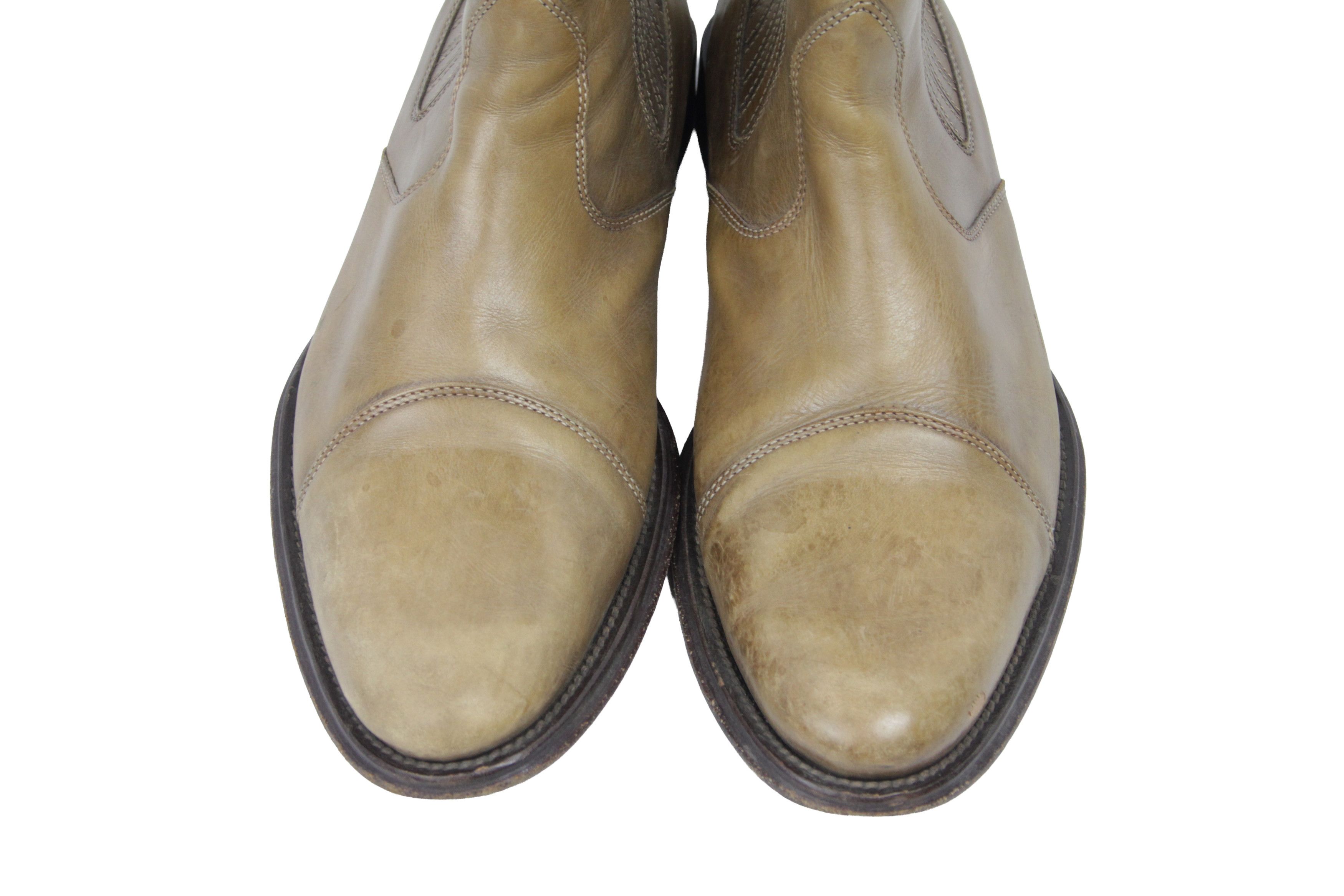 Hugo Boss 00S Y2K Cowboy Ankle Biker Boots Vintage Size US 10.5 / EU 43-44 - 5 Thumbnail
