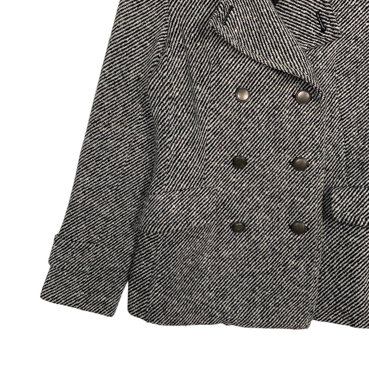 Michel Klein Michel Klein Double Breasted Wool Jacket Size S / US 4 / IT 40 - 3 Thumbnail