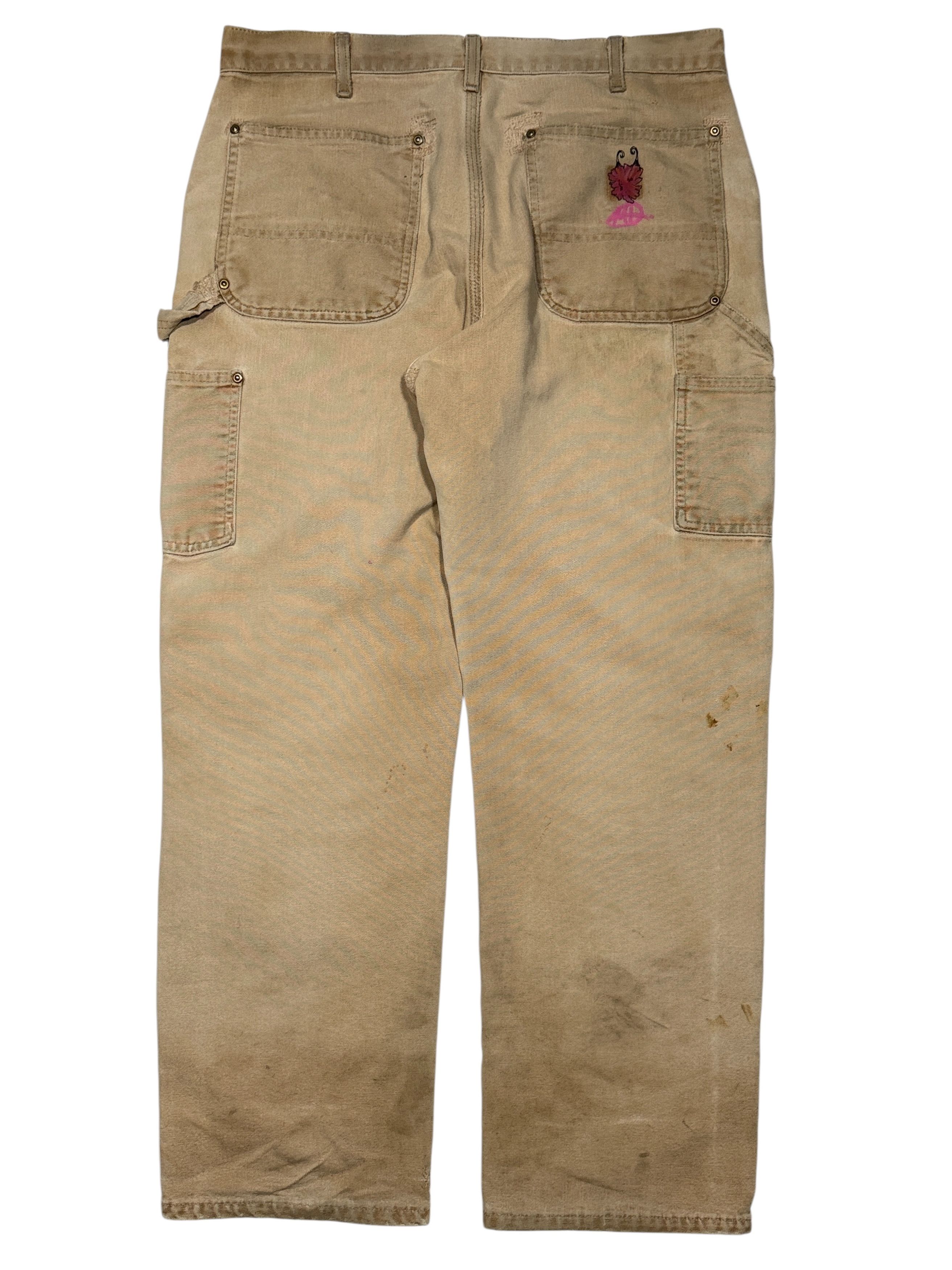 Matty Boy ANTI PROMO MATTY BOY PAINTED VINTAGE CARHARTT CARPENTER PANT Size US 32 / EU 48 - 6 Thumbnail