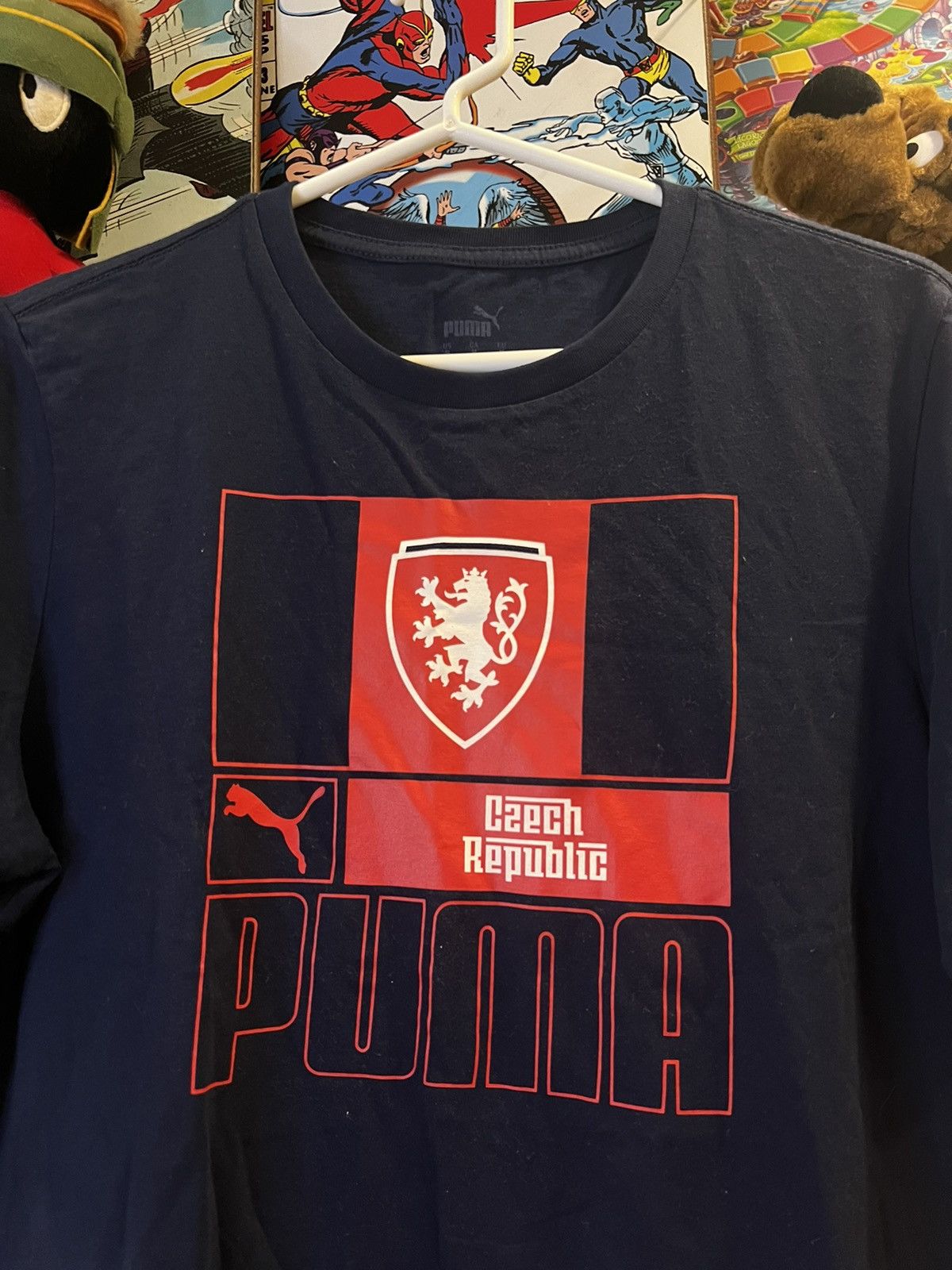 Puma PUMA Czech Republic Tee Size US M / EU 48-50 / 2 - 2 Thumbnail