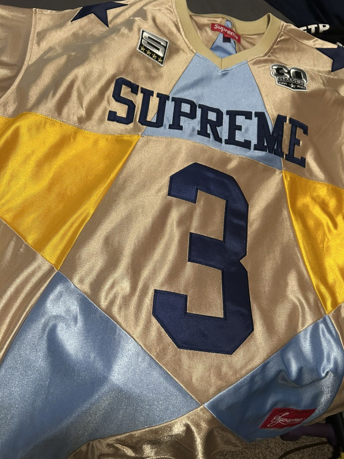 Supreme Supreme star football jersey Size US XL / EU 56 / 4 - 1 Thumbnail