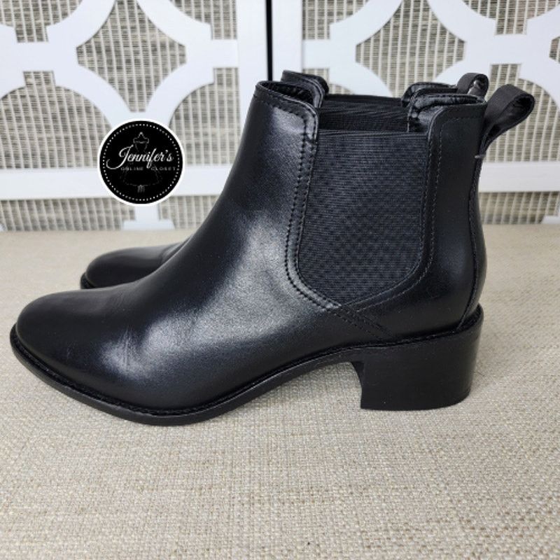 Cole Haan Cole Haan Women's Black Corinne Chelsea Leather Bootie Size US 8.5 / IT 38.5 - 5 Thumbnail