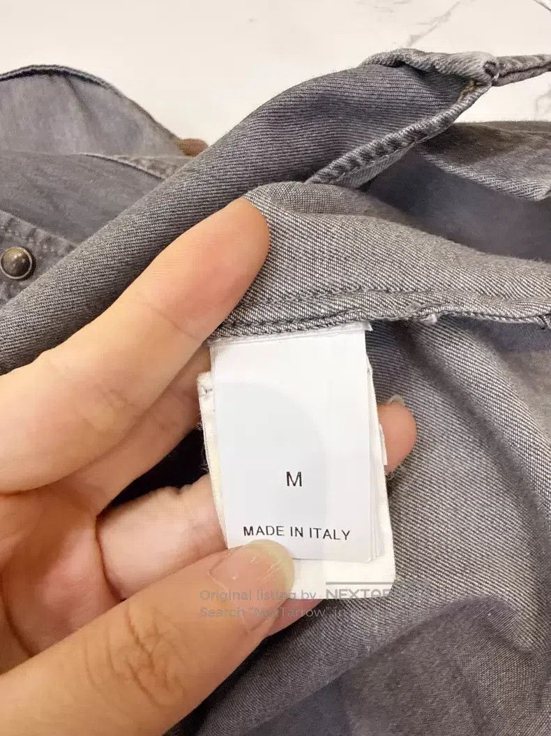 Brunello Cucinelli Brunello Cucinelli Smoky gray vintage denim shirt jacket Size M / US 6-8 / IT 42-44 - 5 Thumbnail