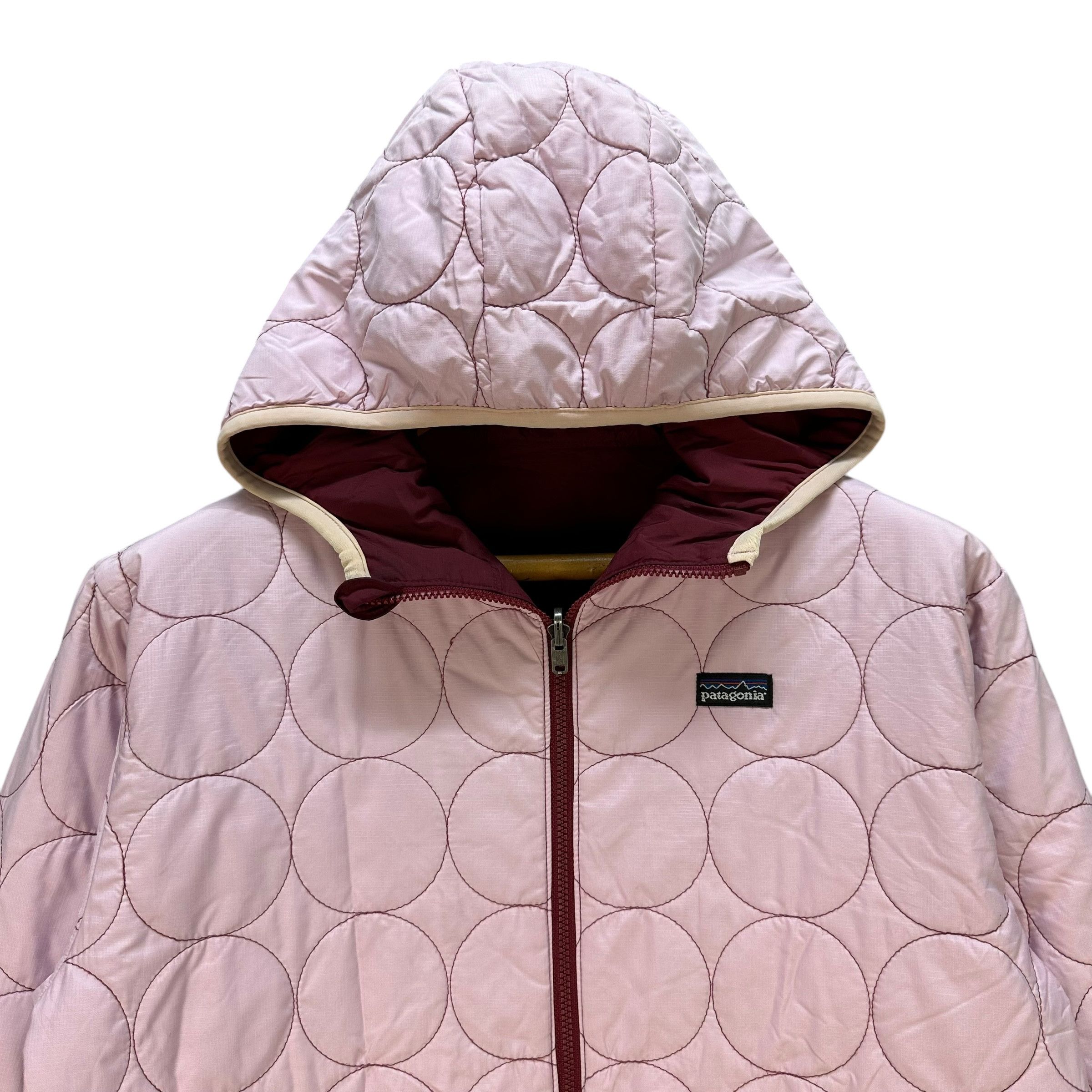 Patagonia PATAGONIA Pink Red Reversible Hooded Jacket #A76-1835 Size US M / EU 48-50 / 2 - 2 Thumbnail