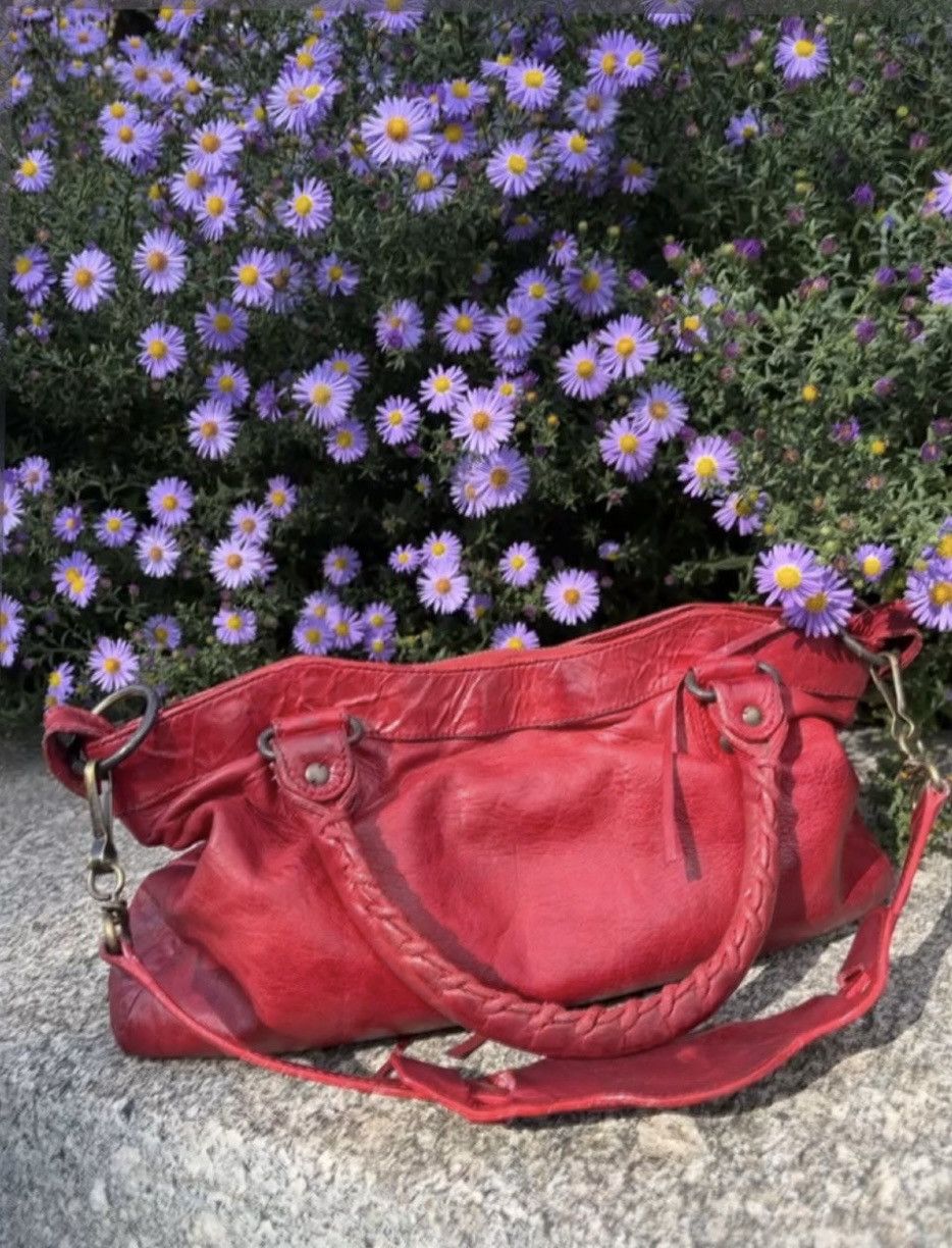 Balenciaga Balenciaga Motorcross City Bag Red Size ONE SIZE - 8 Thumbnail