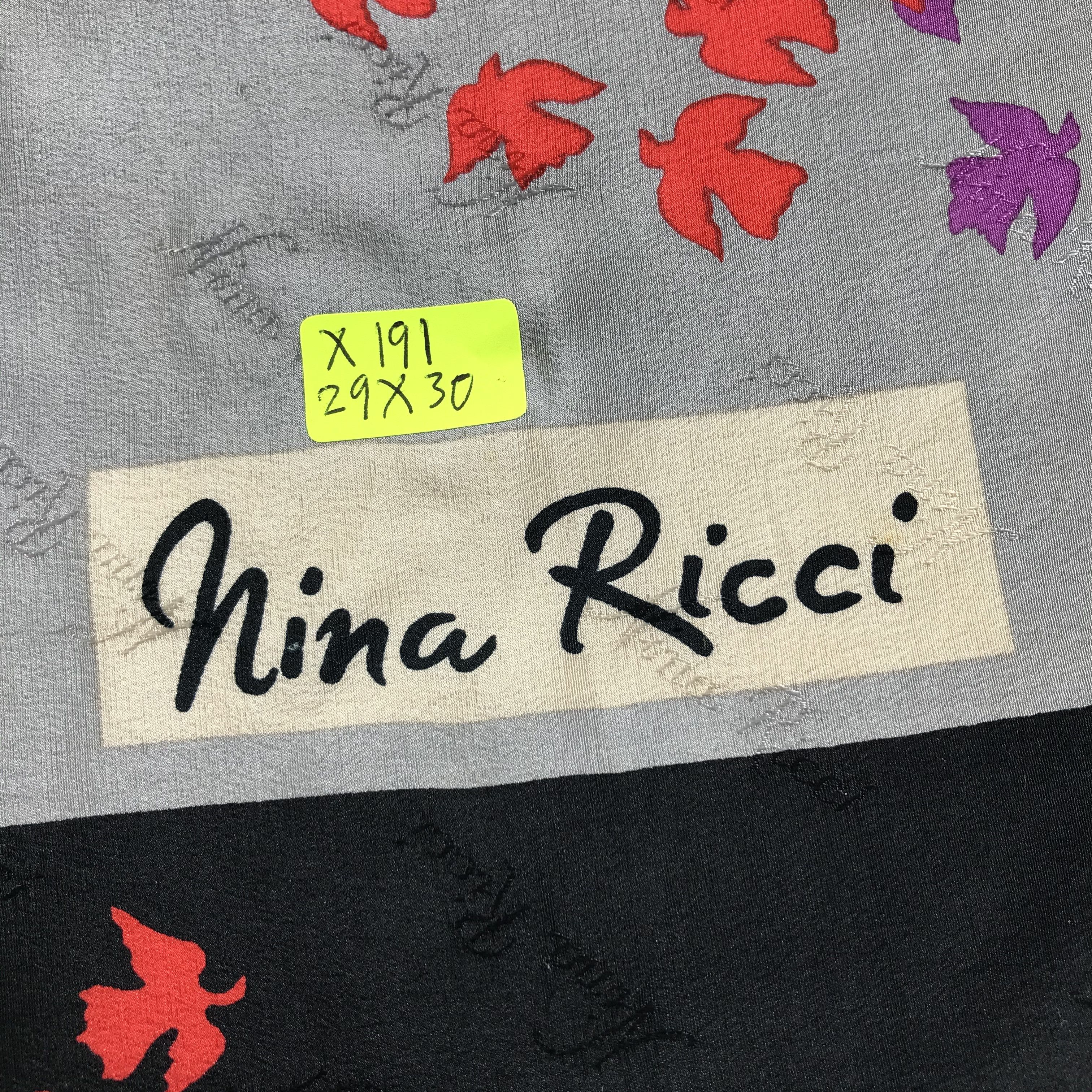 Nina Ricci Vintage Nina Ricci Silk Scarf Size ONE SIZE - 5 Thumbnail