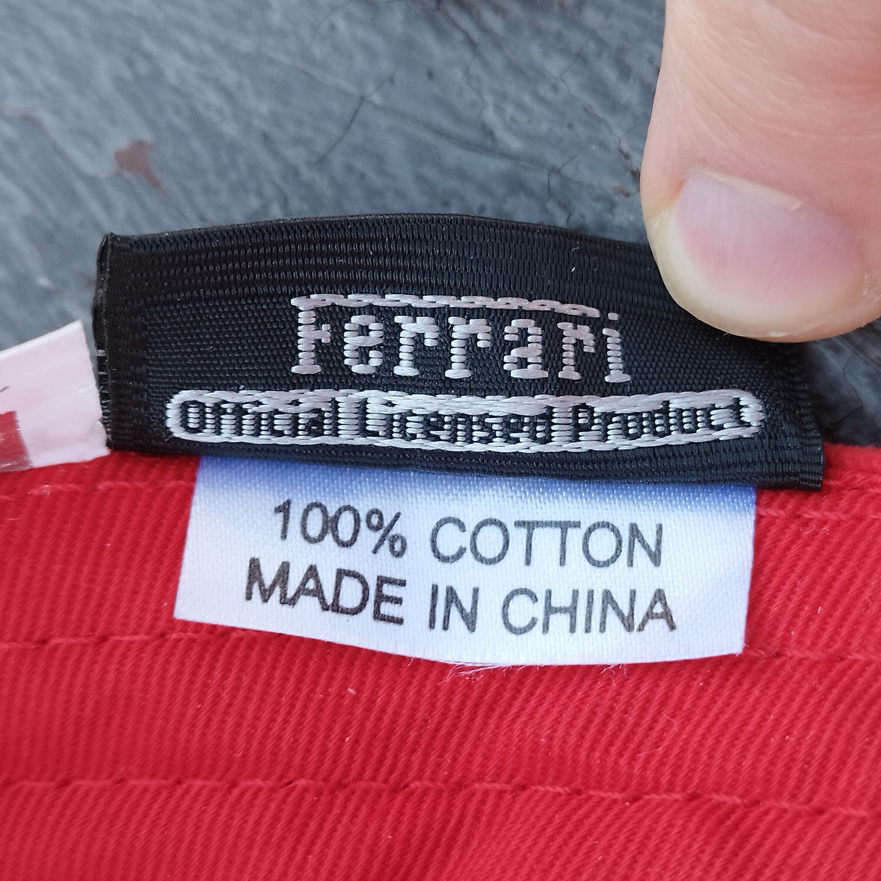 Ferrari Vintage Ferrari F1 Team Racing Cap - Rosso Corsa Red Size ONE SIZE - 12 Thumbnail