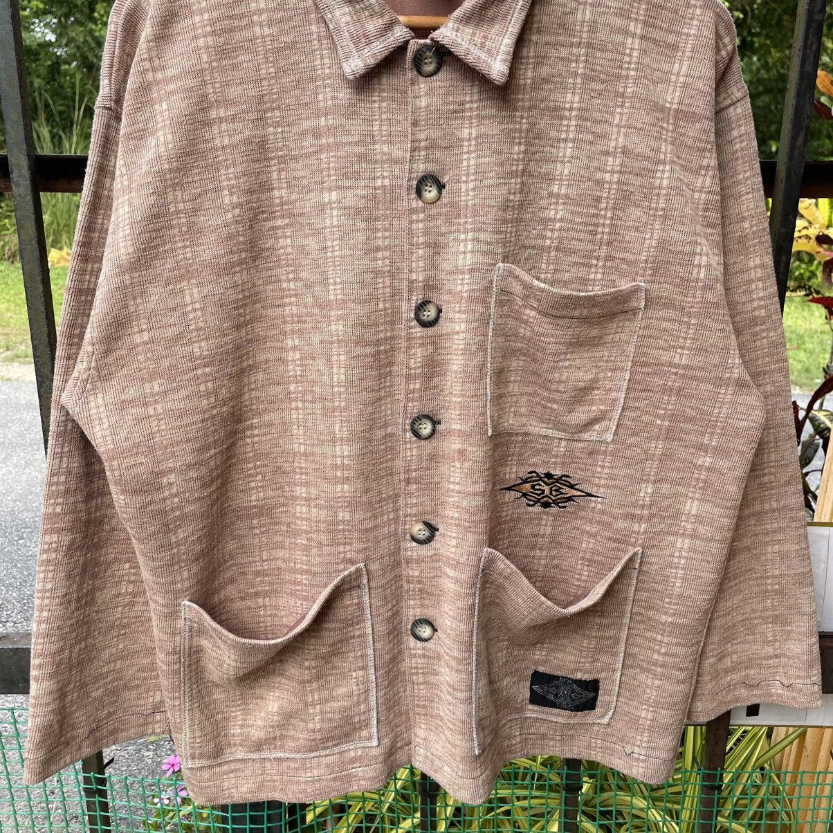 Other 🔥Vintage 90s Surf Boarder Mandarin Styles Casual Jacket Size US M / EU 48-50 / 2 - 4 Thumbnail