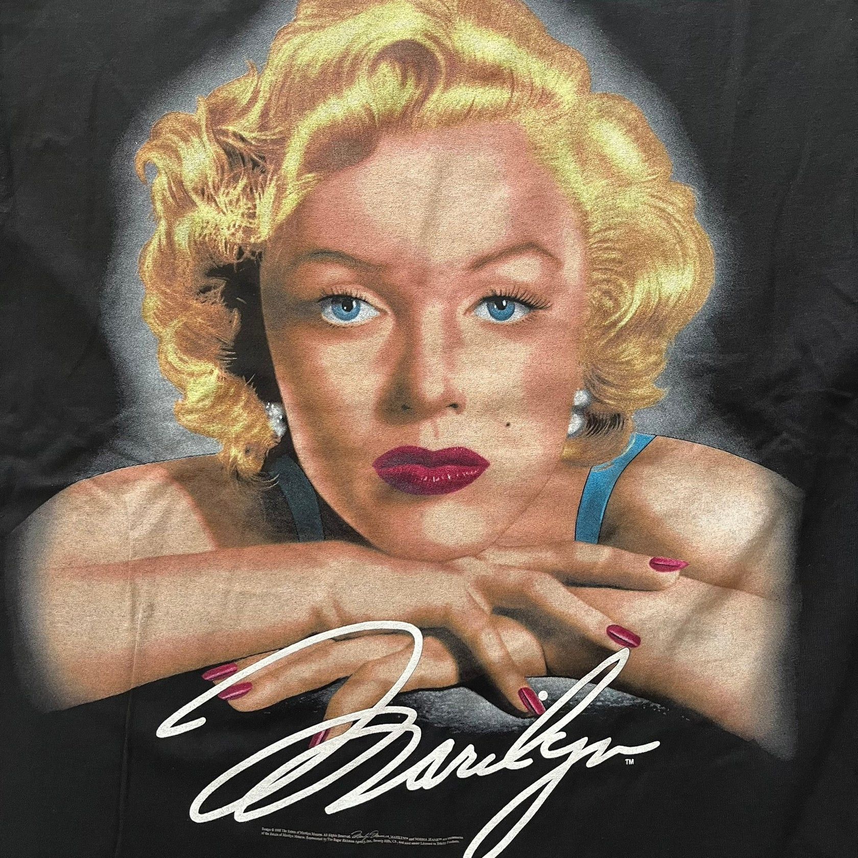 Vintage Signature Marilyn Monroe 1995 Tee Size US XL / EU 56 / 4 - 2 Thumbnail