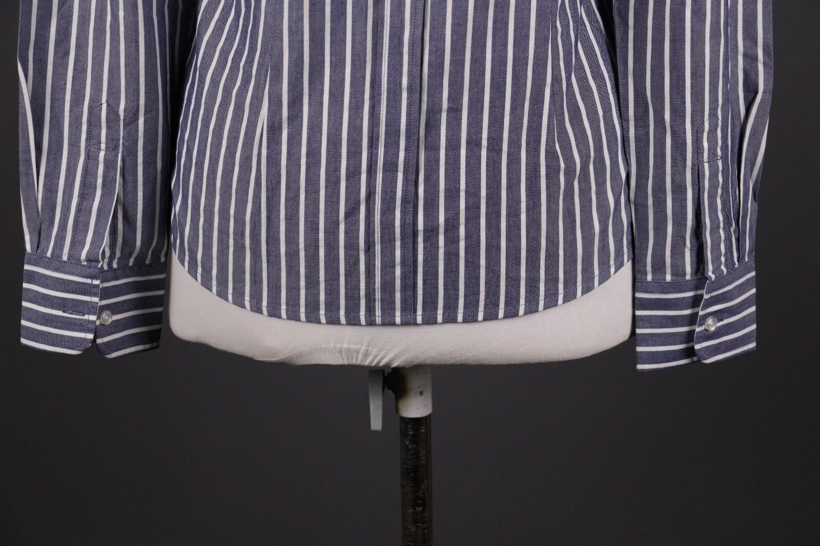 La Martina La Martina Blue Stripe Button Blouse Shirt Size M Size M / US 6-8 / IT 42-44 - 10 Thumbnail