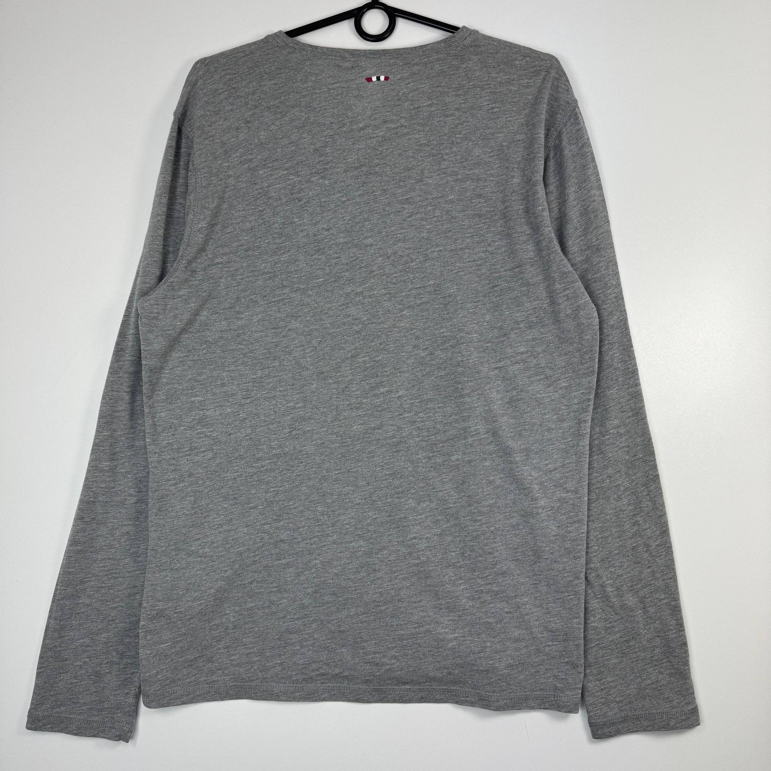 Napapijri Napapijri 1987 Logo Long Sleeve T-Shirt Grey Mens Size M Size US M / EU 48-50 / 2 - 8 Thumbnail