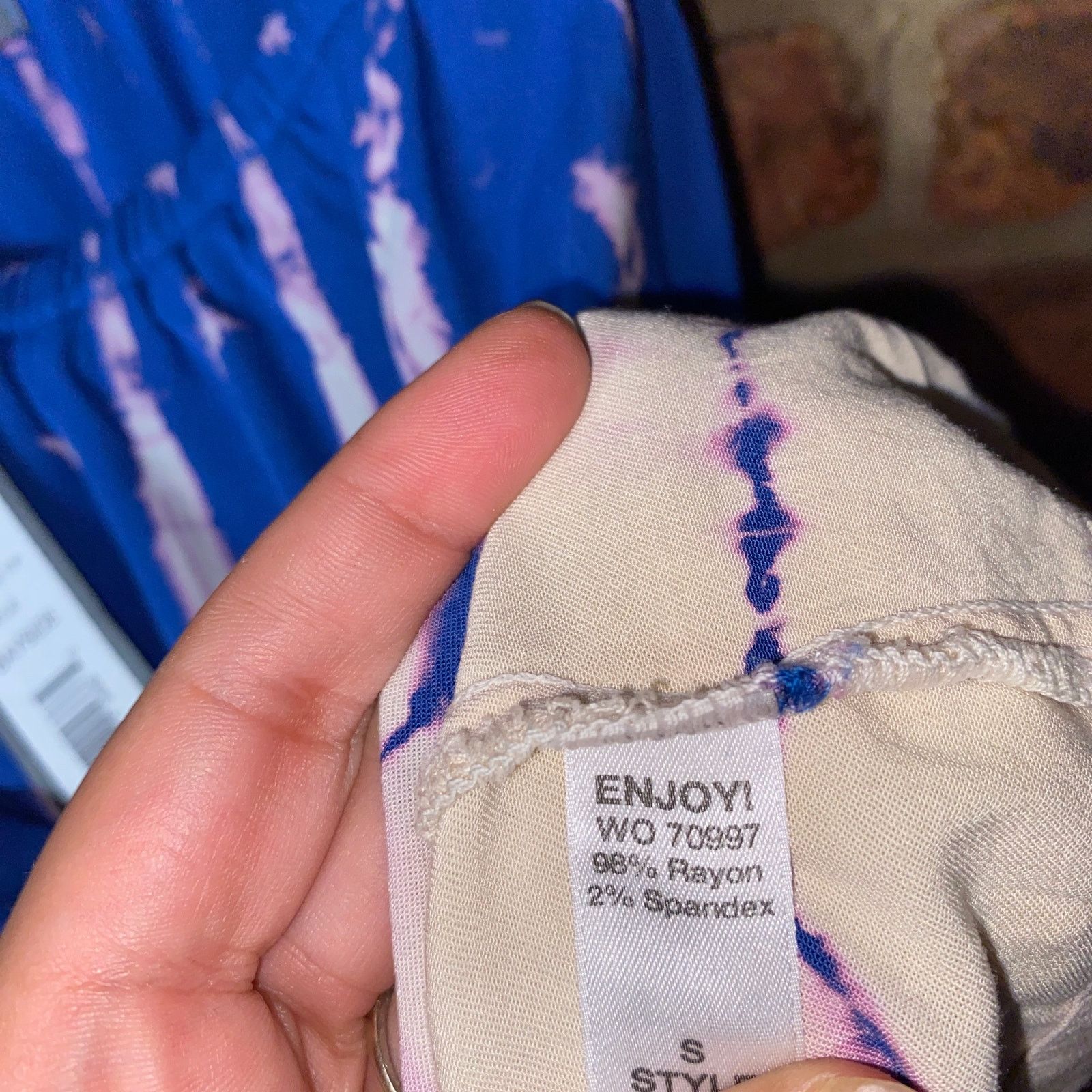 Michael Stars NWT Michael Stars Tie Dye Off Cold Tie Shoulder Top Small Size S / US 4 / IT 40 - 5 Thumbnail