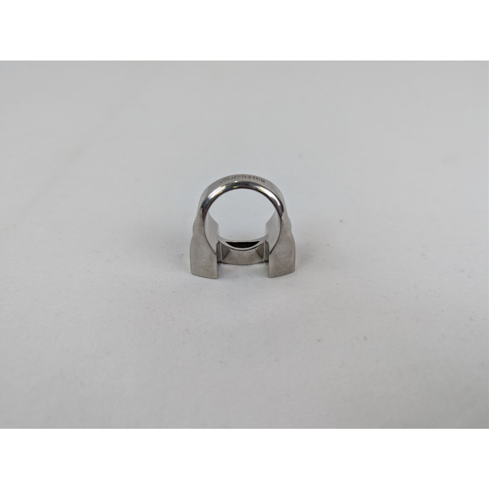 Balenciaga × Under Armour o1rshd1 Size: 62 / Recycled Brass Signature Ring in Silver Size ONE SIZE - 8 Thumbnail