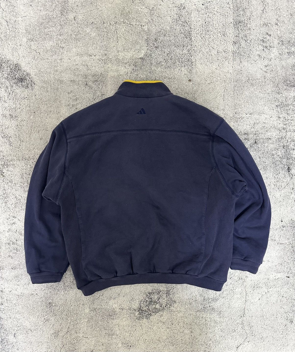 Adidas Vintage Adidas Golf 1/4 Zip Sweatshirt Logo Blue Size US L / EU 52-54 / 3 - 2 Thumbnail
