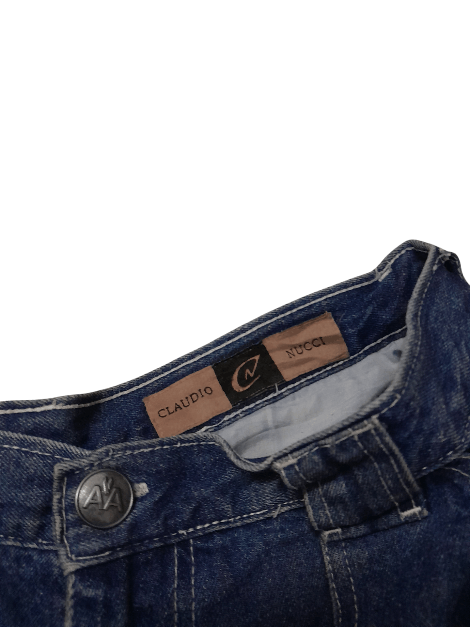 Designer Claudio Nucci Baggy Denim (F383) Waist 34 Size US 34 / EU 50 - 3 Thumbnail