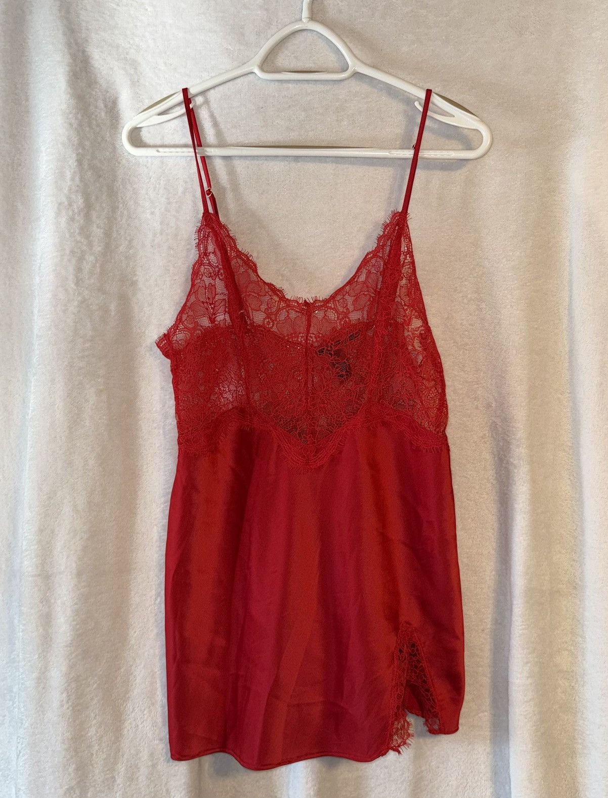 Victoria's Secret Victoria’s Secret size medium red lace nighty chemise Size M / US 6-8 / IT 42-44 - 1 Thumbnail
