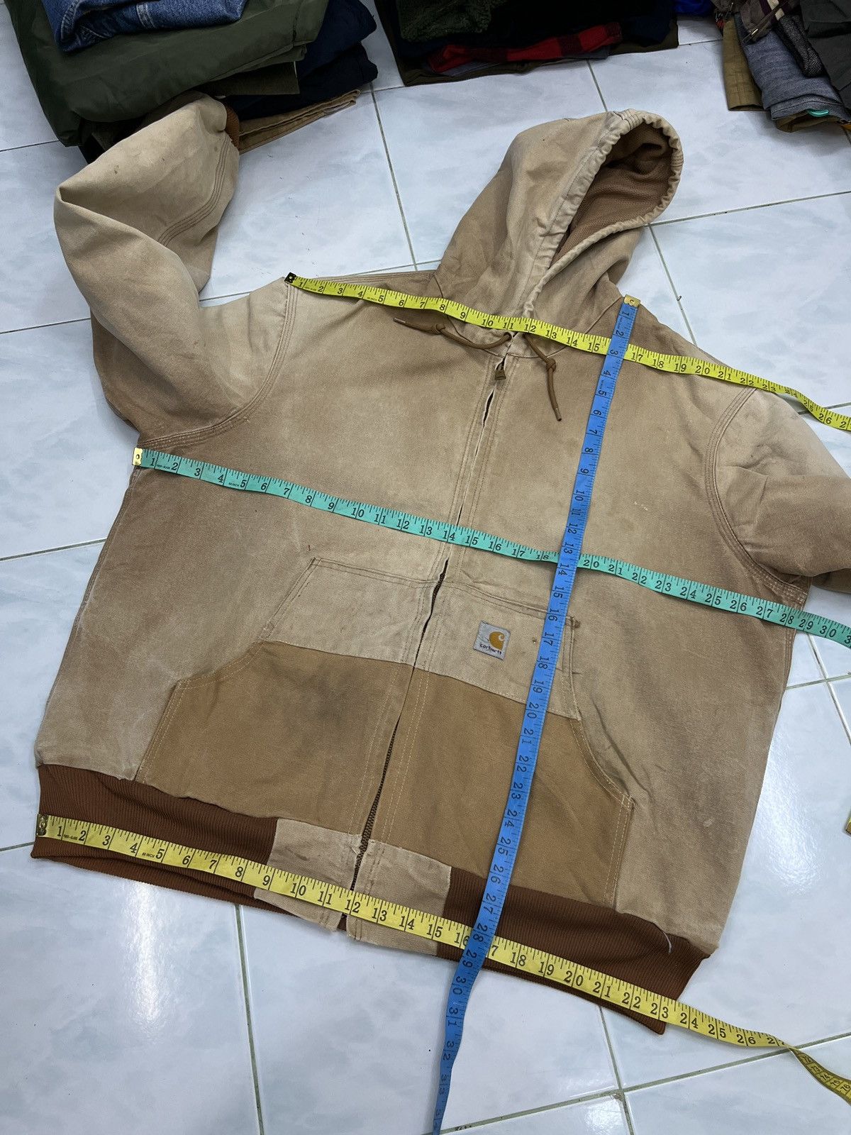 Carhartt 🔥🔥🔥STEALS VTG CARHARTT HOODIE SUN FADED JACKET Size US L / EU 52-54 / 3 - 24 Thumbnail