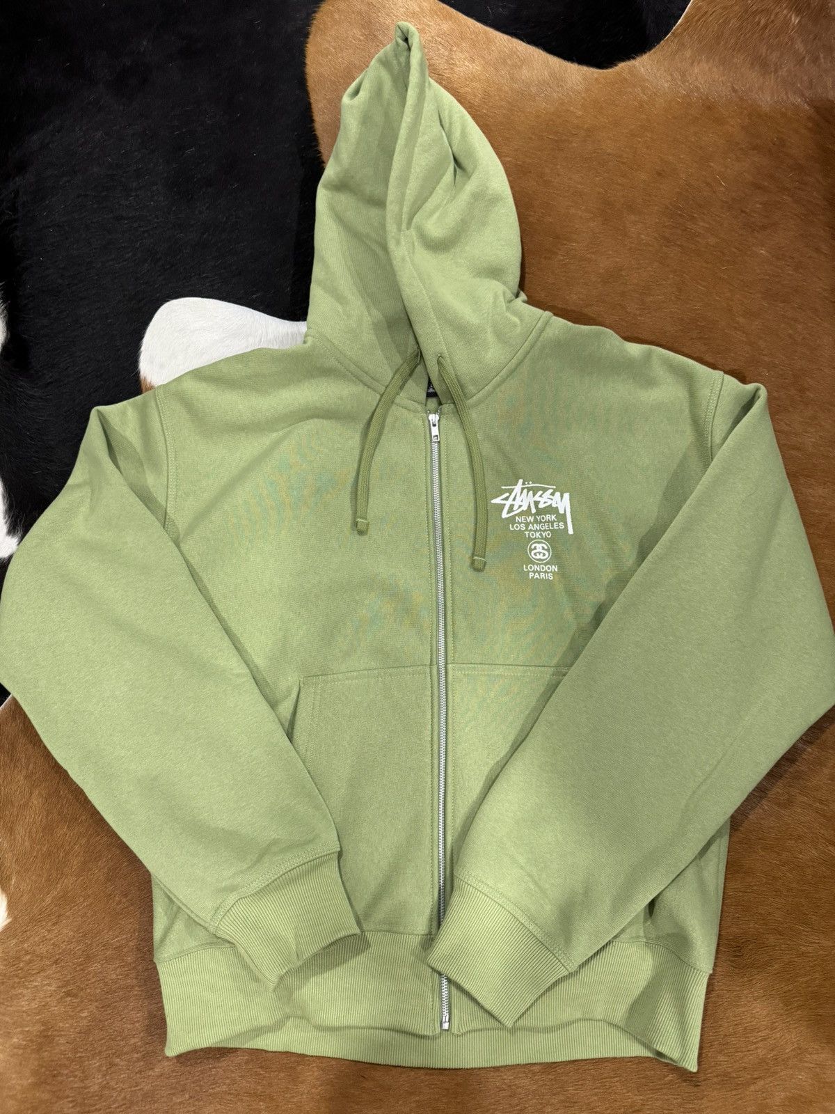 Stussy Stussy World Tour Zip Up Hoodie | Grailed Stussy Stussy World Tour Zip Up Hoodie | Grailed