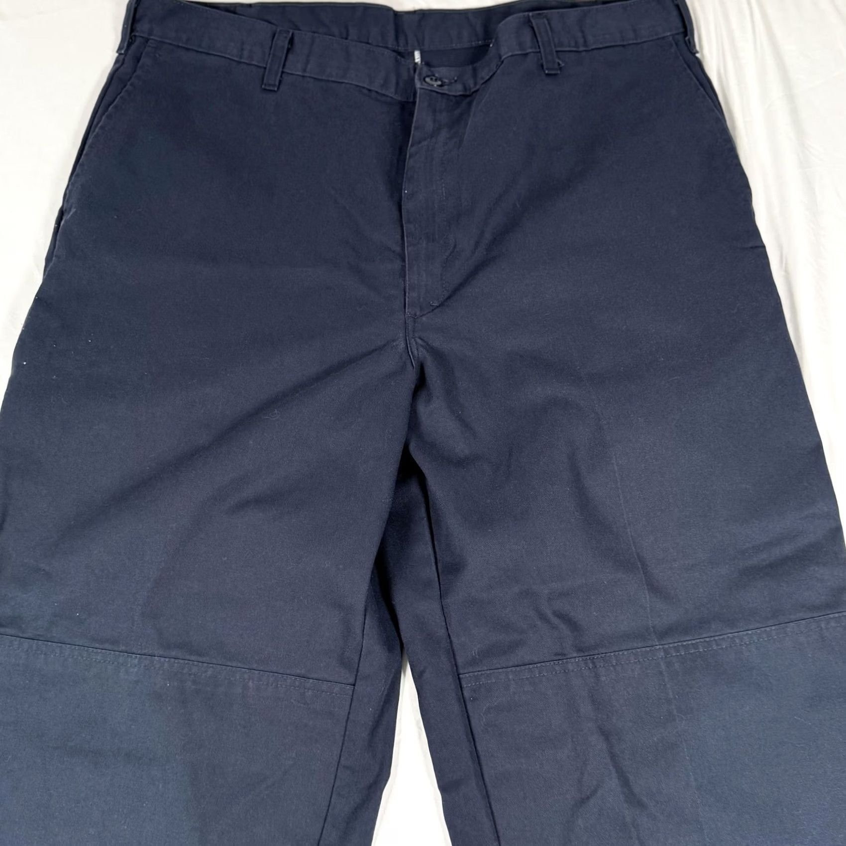 Dickies Dickies Pants Mens 38x30 Navy Blue Workwear Double Knee Utility Straight Leg Size US 38 / EU 54 - 3 Thumbnail