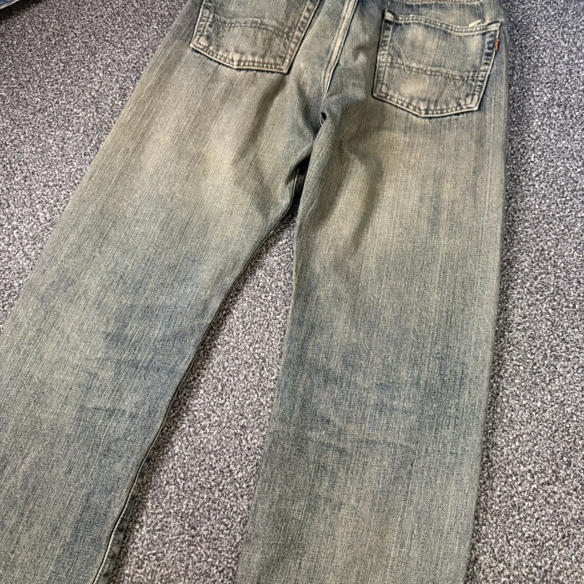 If Six Was Nine Vtg Archival Selvedge Edwin 505xx Thrashed Distressed Mud Size US 29 - 9 Thumbnail
