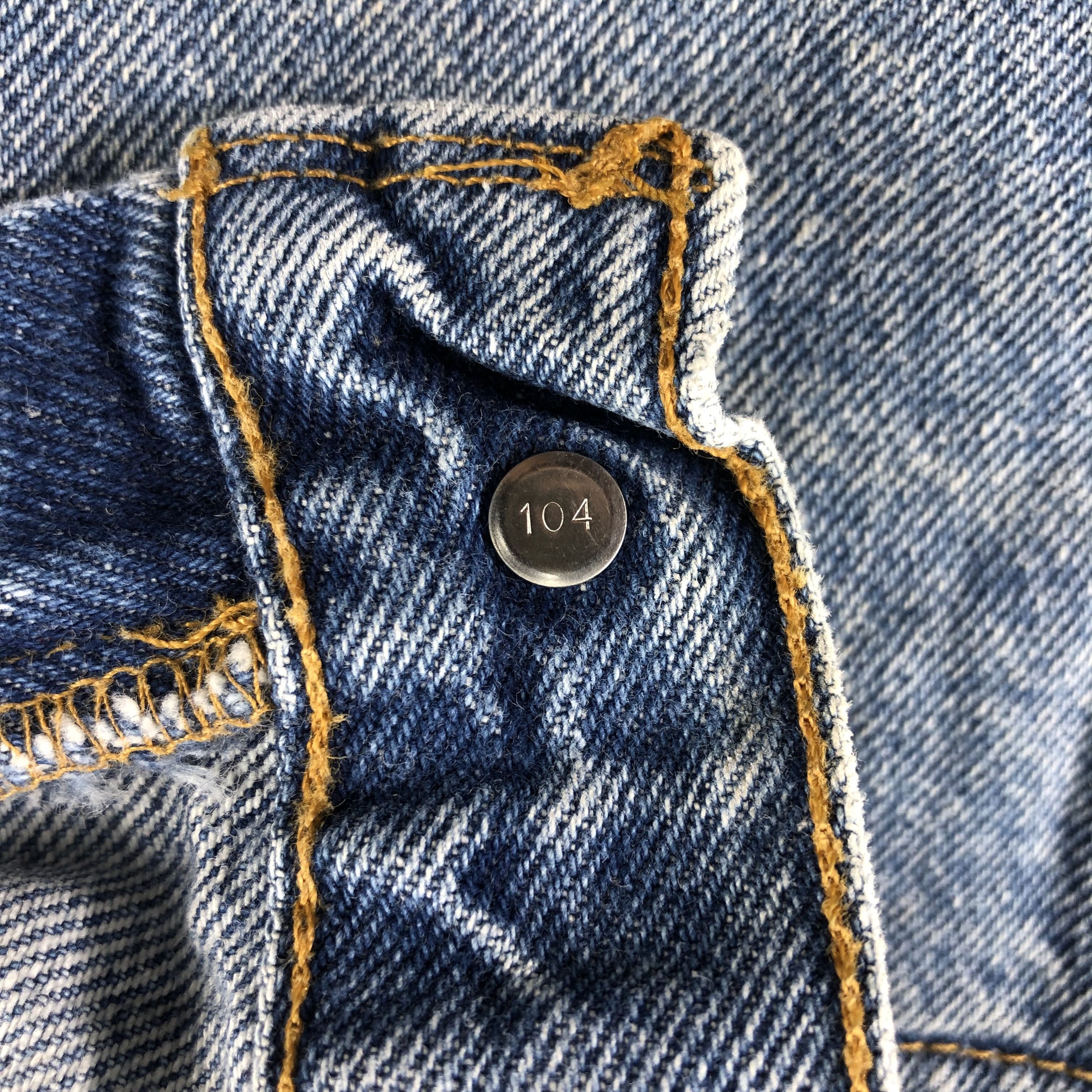 Levi's 90s Vintage Blue Wash Levis 550 Jeans-J2447 Size US 28 / EU 44 - 9 Thumbnail