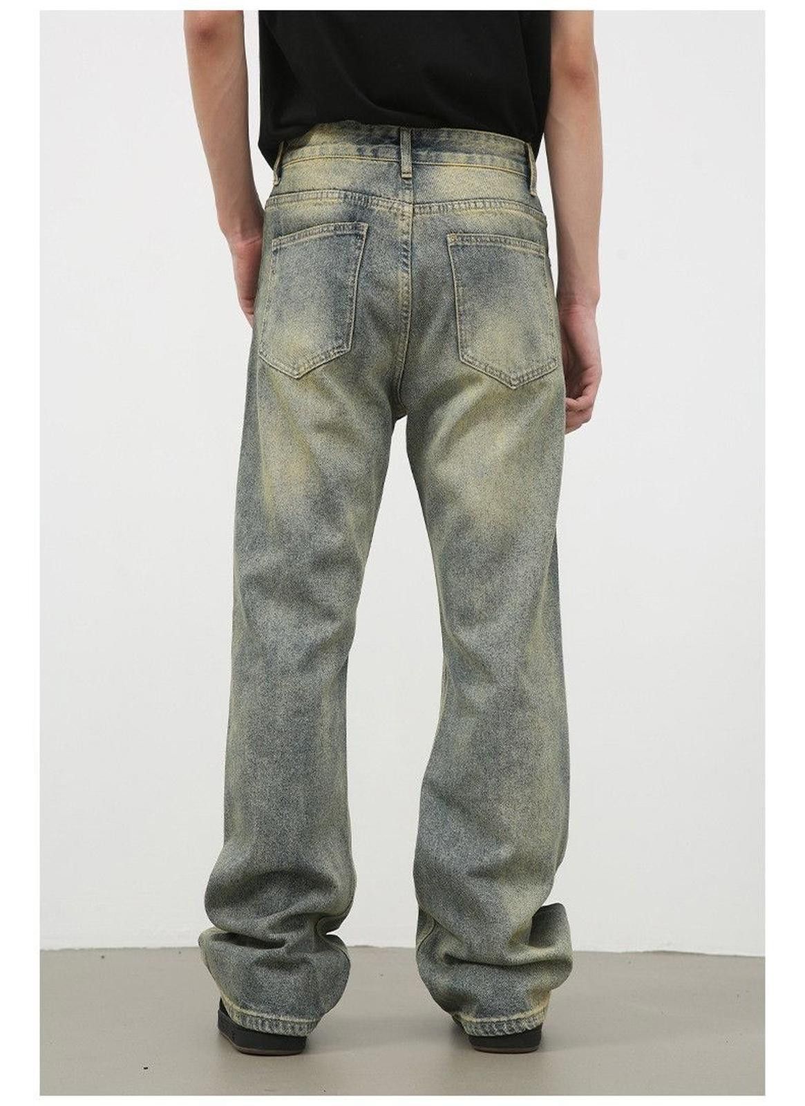 Vintage Paint Splatter Stacked Denim Jeans Size US 30 / EU 46 - 2 Thumbnail