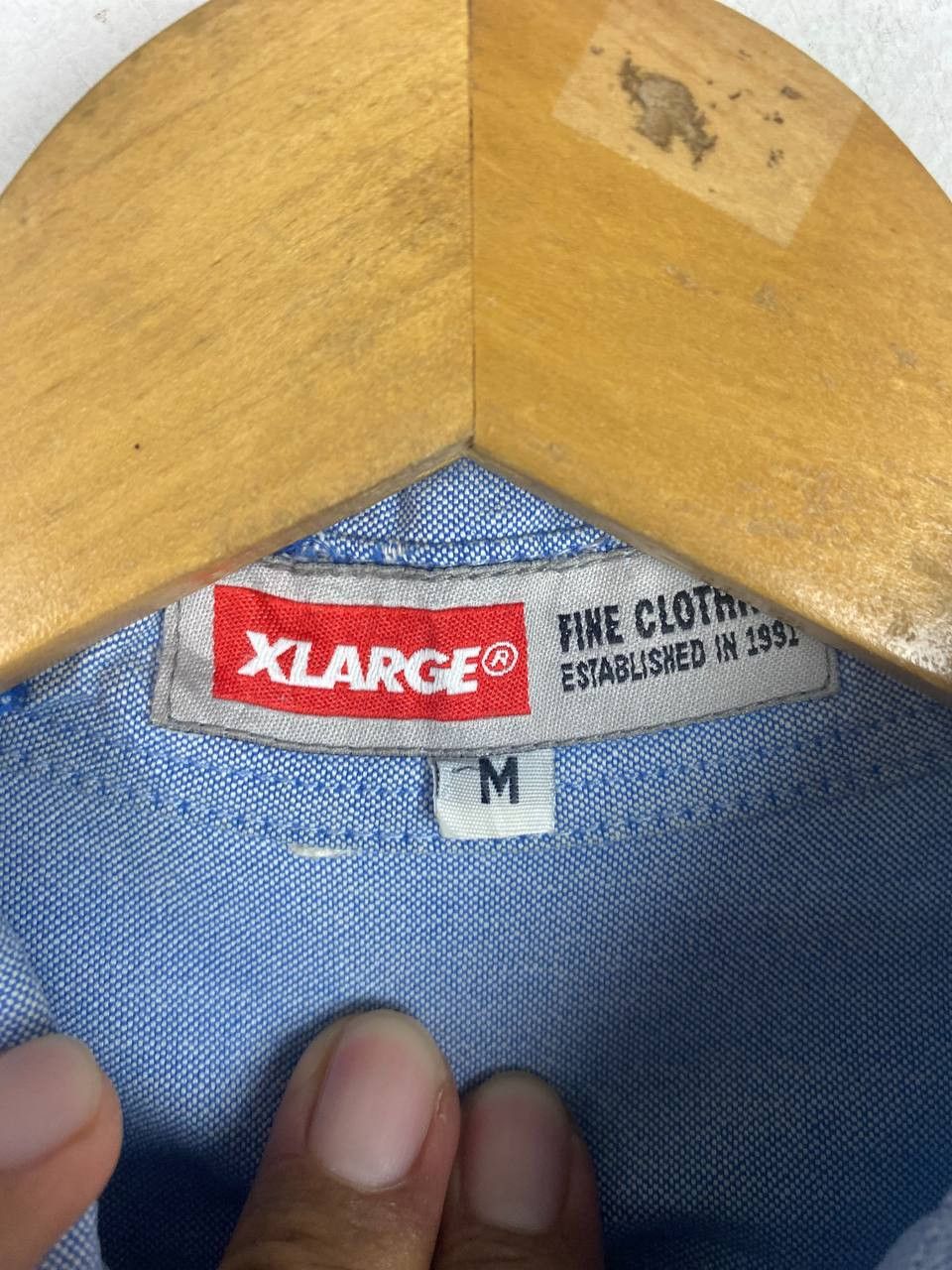 Xlarge xlarge denim shirt embroided logo distressed Size US M / EU 48-50 / 2 - 8 Thumbnail