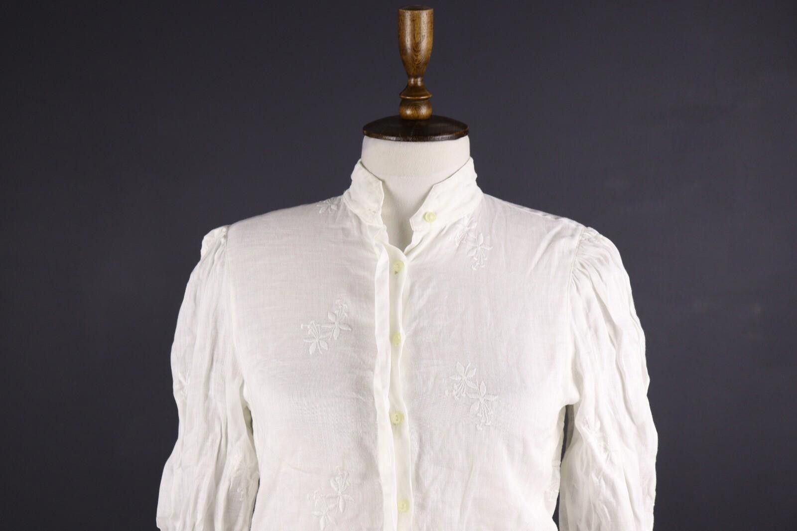 Escada Escada Margareta Ley Vintage Linen Floral Blouse Size 34 Size M / US 6-8 / IT 42-44 - 2 Thumbnail