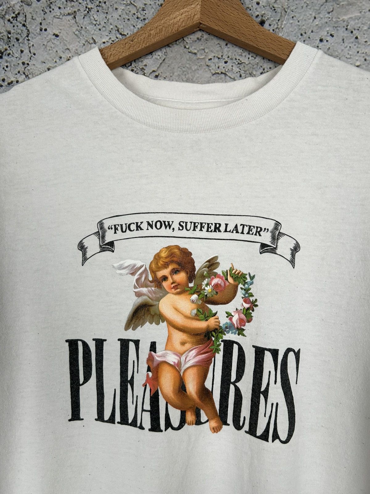 Pleasures Pleasures Angel Graphic Tee Streetwear Hype Skate Rap Size US M / EU 48-50 / 2 - 3 Thumbnail