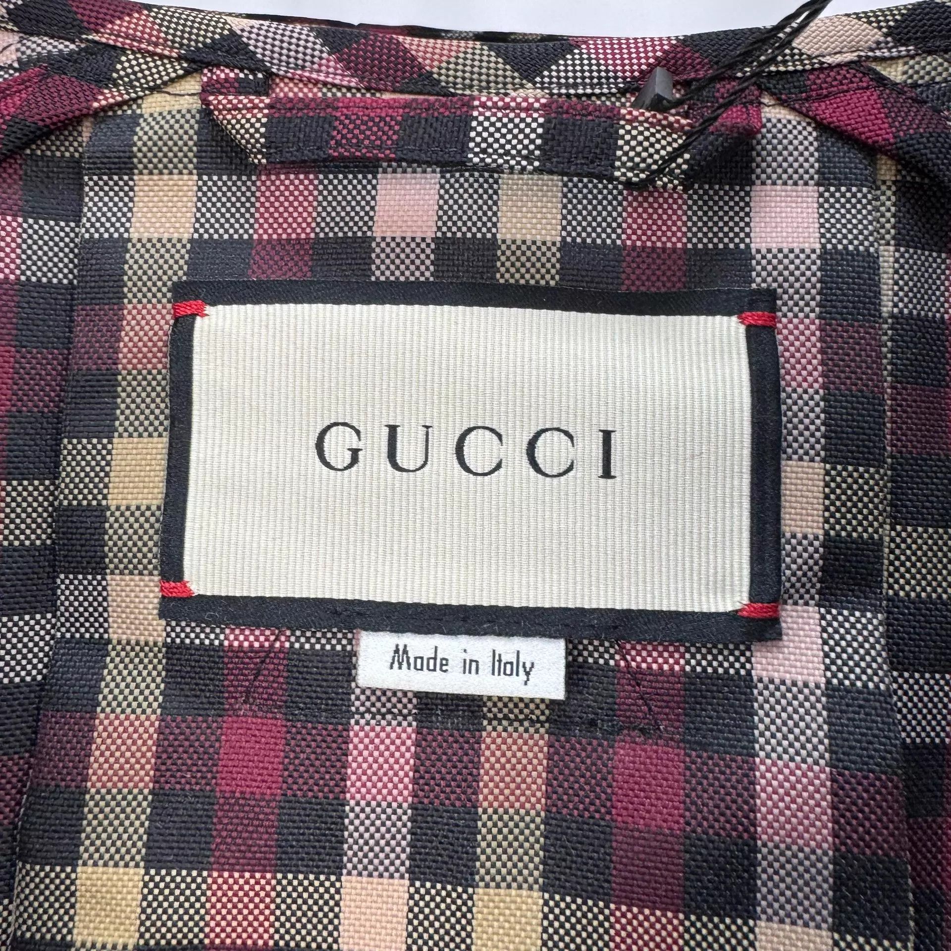 Gucci Gucci GG check crystal letter hooded coat 38 Size XS / US 0-2 / IT 36-38 - 5 Thumbnail