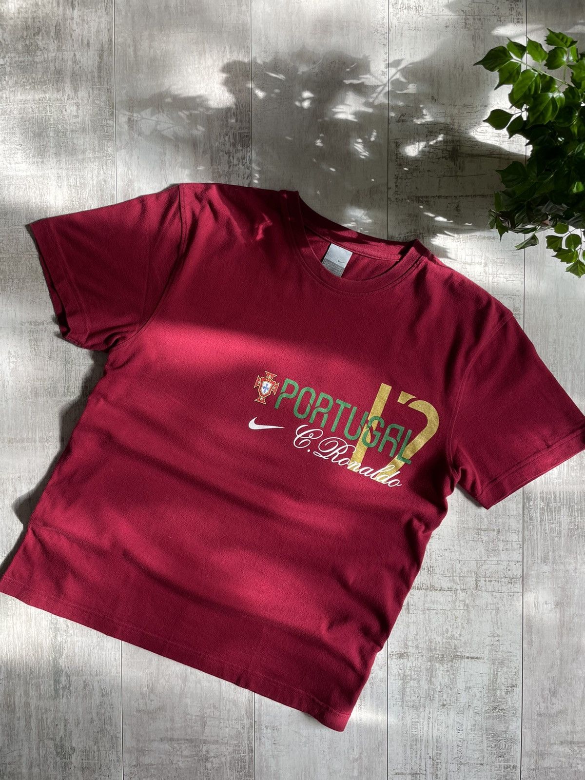 Nike × Vintage Nike Vintage Portugal Cristiano Ronaldo #17 Jersey Tee Size US XL / EU 56 / 4 - 5 Thumbnail
