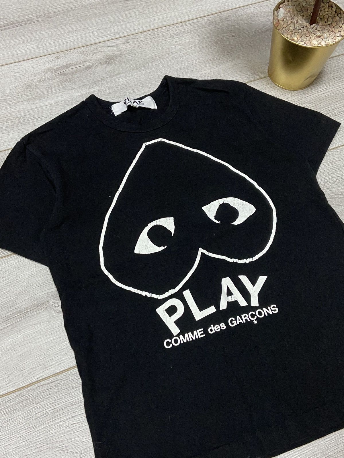 Comme des Garcons PLAY PLAY vintage Comme des garçons big print logo heart t-shirt Size US M / EU 48-50 / 2 - 2 Thumbnail