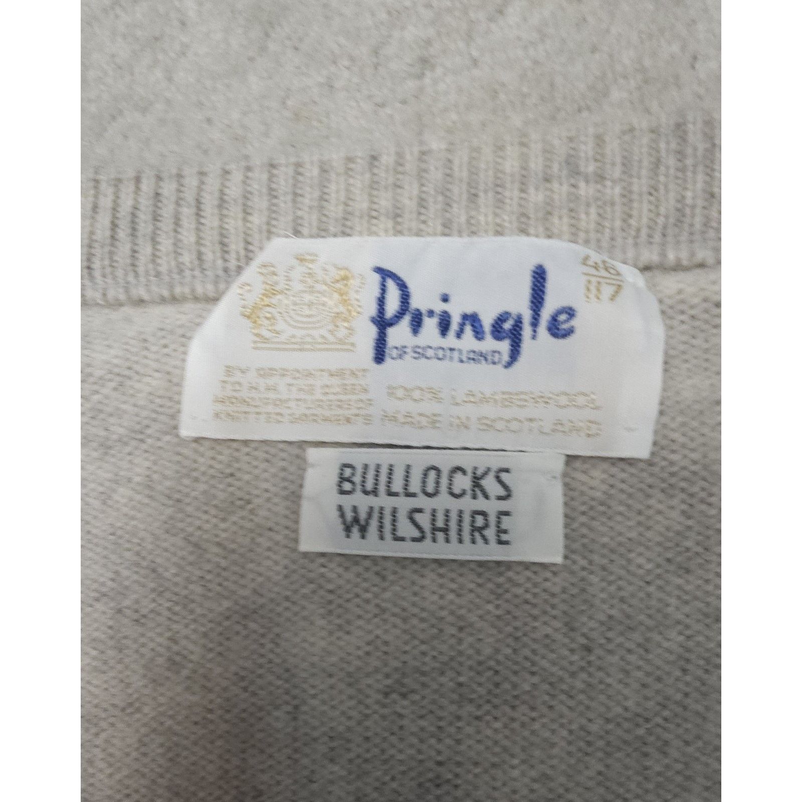 Pringle Of Scotland Pringle of Scotland Argyle lamb Wool Knit Jumper Sweater 46 Size US S / EU 44-46 / 1 - 5 Thumbnail