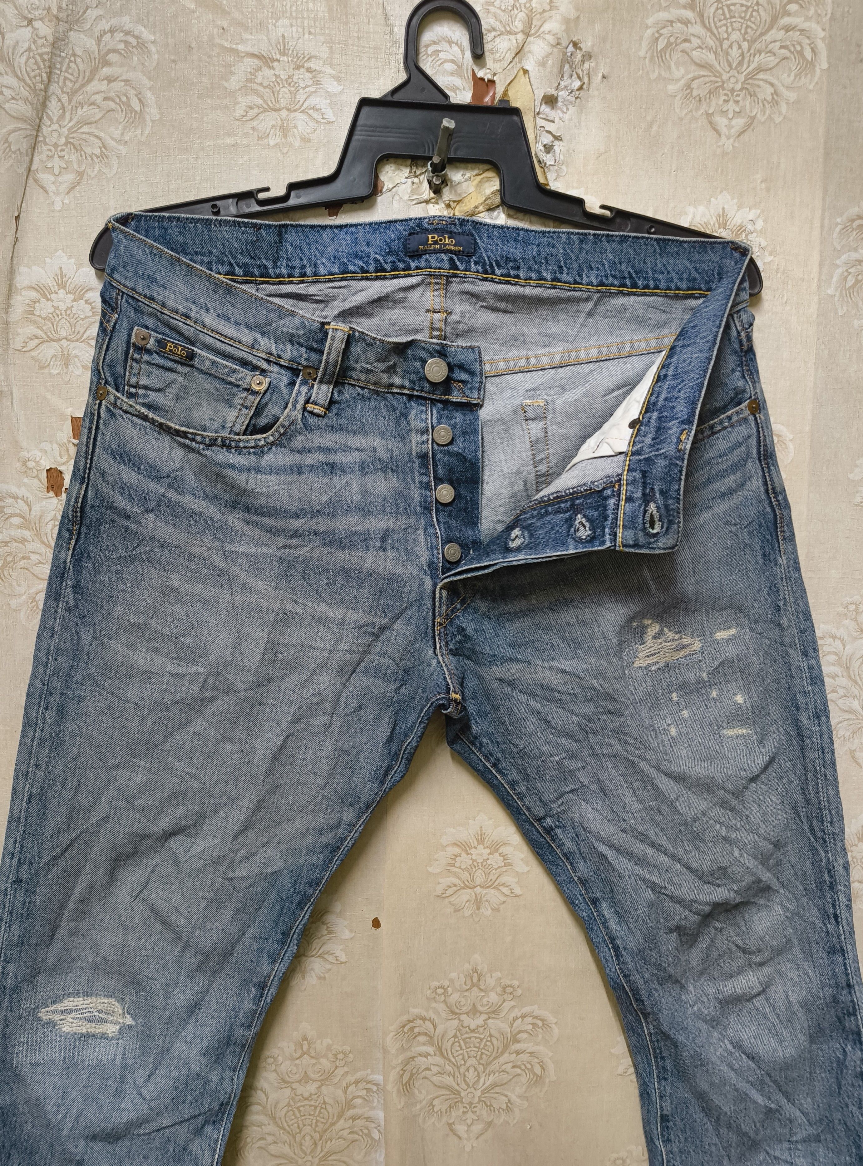 Polo Ralph Lauren Polo Ralph Lauren The Sullivan distressed jeans Size US 34 / EU 50 - 4 Thumbnail