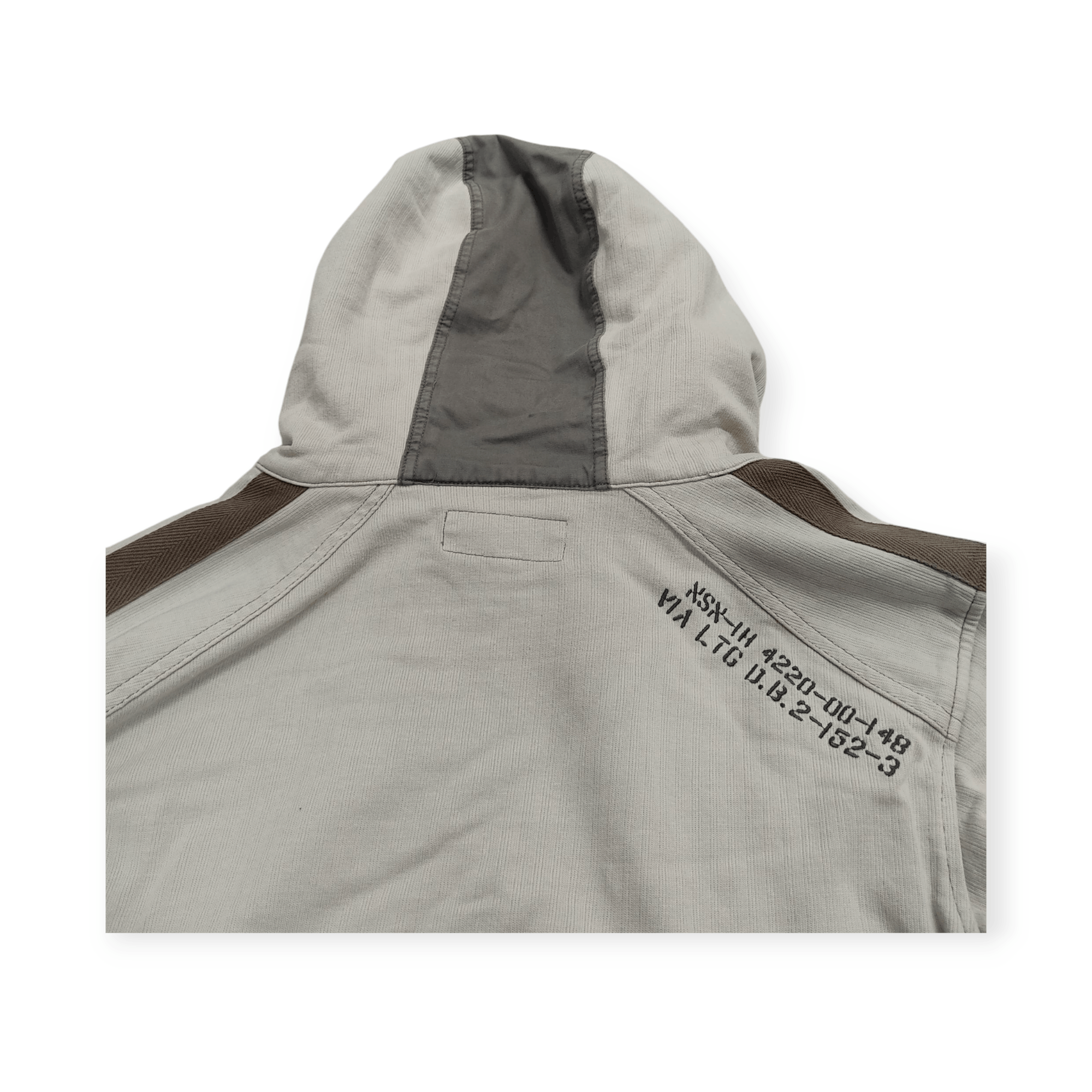Avirex Avirex Type Military Light Grey Zipper Hooded Jacket Size US M / EU 48-50 / 2 - 14 Thumbnail