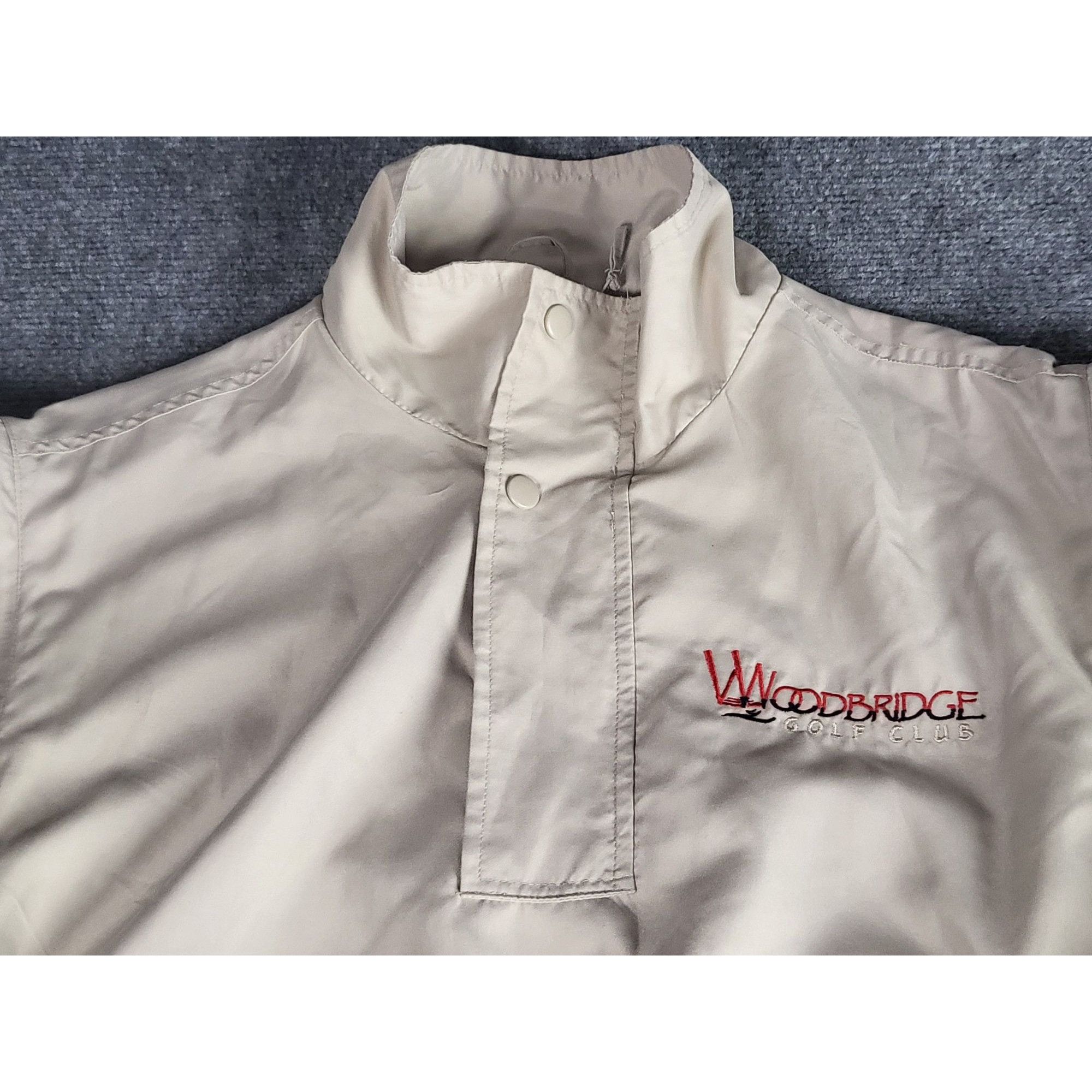 Tres Bien Tres Bien Golf Jacket Men Sz M Khaki Woodbridge Golf Club Sn Size US M / EU 48-50 / 2 - 2 Thumbnail