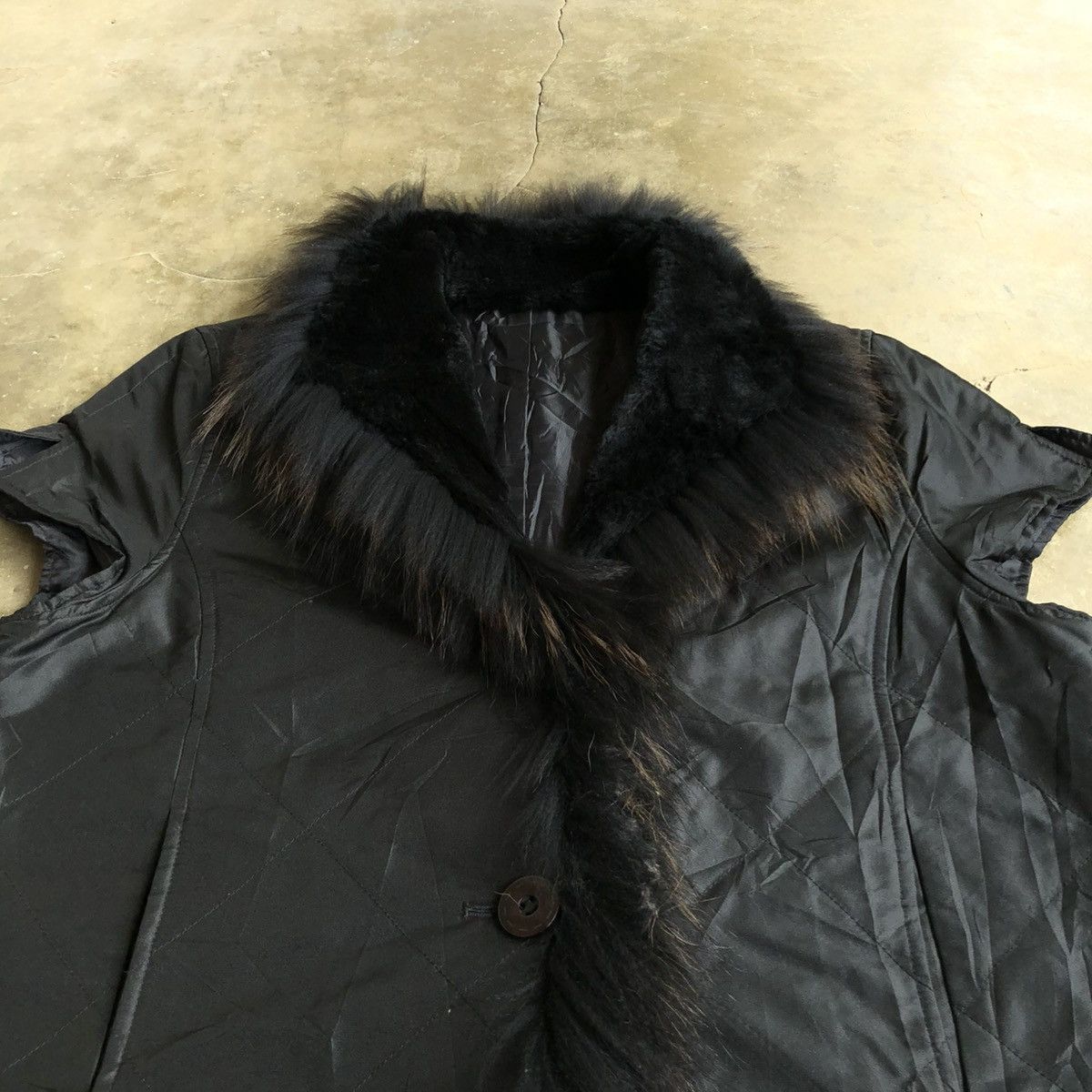 14th Addiction 2000s Japanese Brand Fur Vest Jacket Vkei Gothic Grunge Size US L / EU 52-54 / 3 - 5 Thumbnail