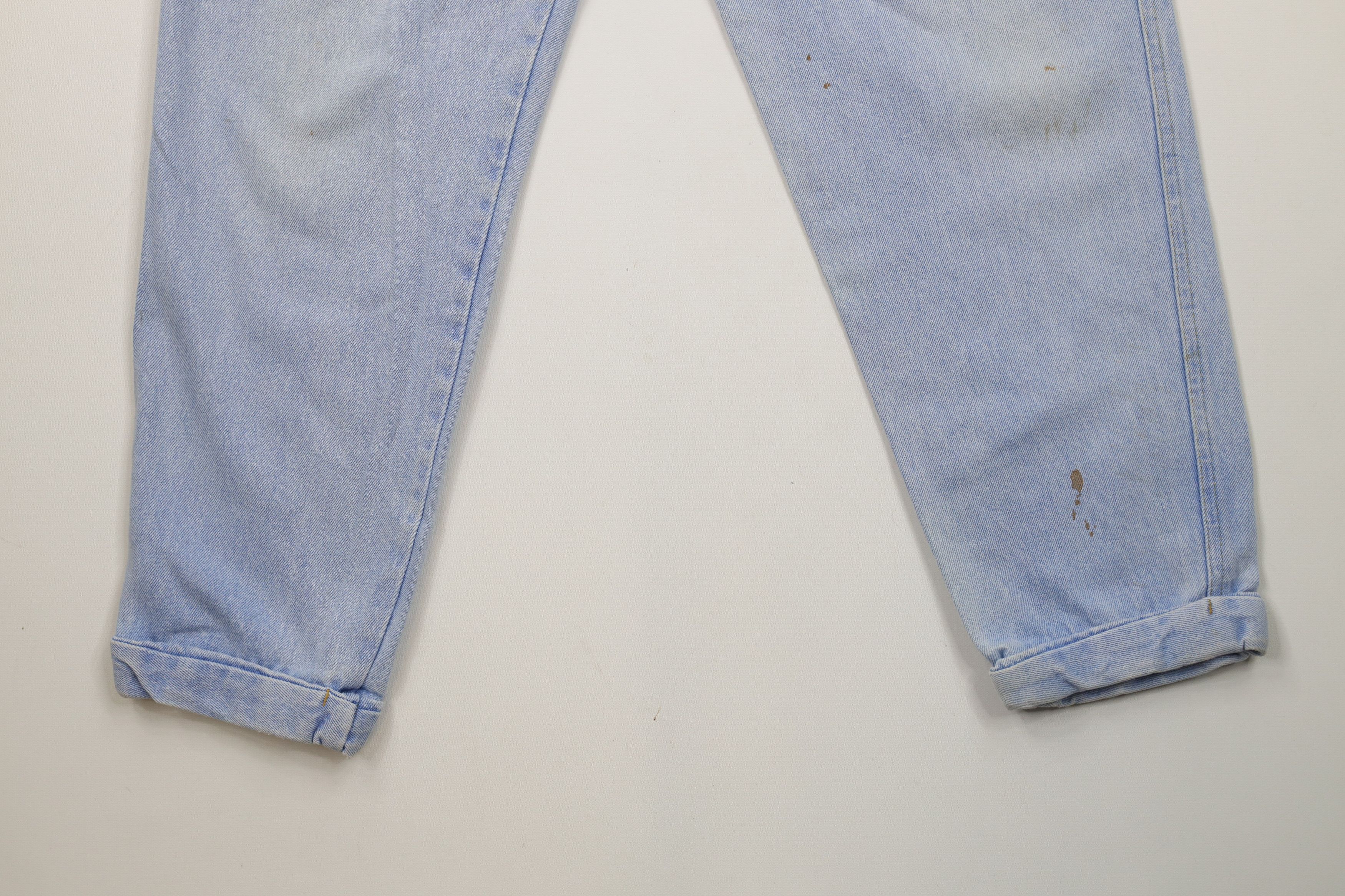 Vintage Vintage 80s 90s Streetwear Diamond Patch Cuffed Denim Jeans Size 30" / US 8 / IT 44 - 4 Thumbnail