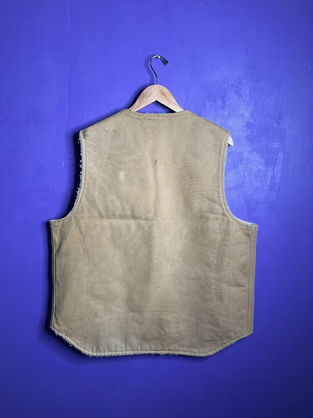 Carhartt × Vintage Vintage 90s Carhartt essential Sherpa lined vest Size US XL / EU 56 / 4 - 2 Thumbnail