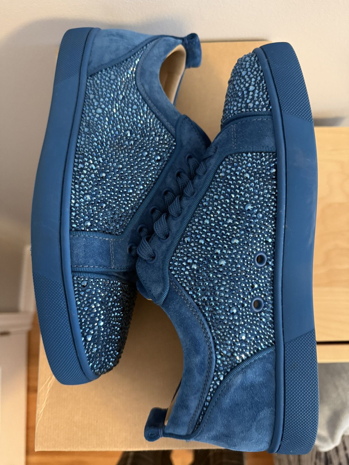 Christian Louboutin Christian Louboutin Louis Strass Flat Size US 8 / EU 41 - 3 Thumbnail