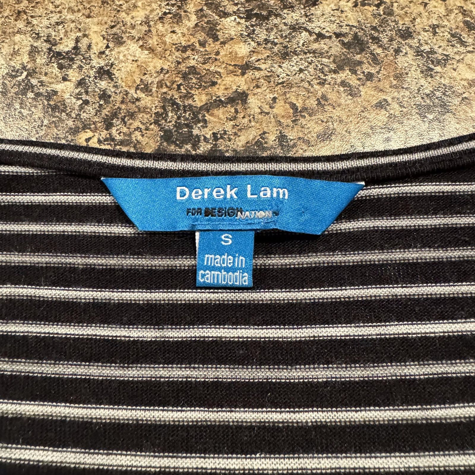 Other Derek Lam Cowl Neck Striped Dress S Minimalist Coastal Size S / US 4 / IT 40 - 3 Thumbnail