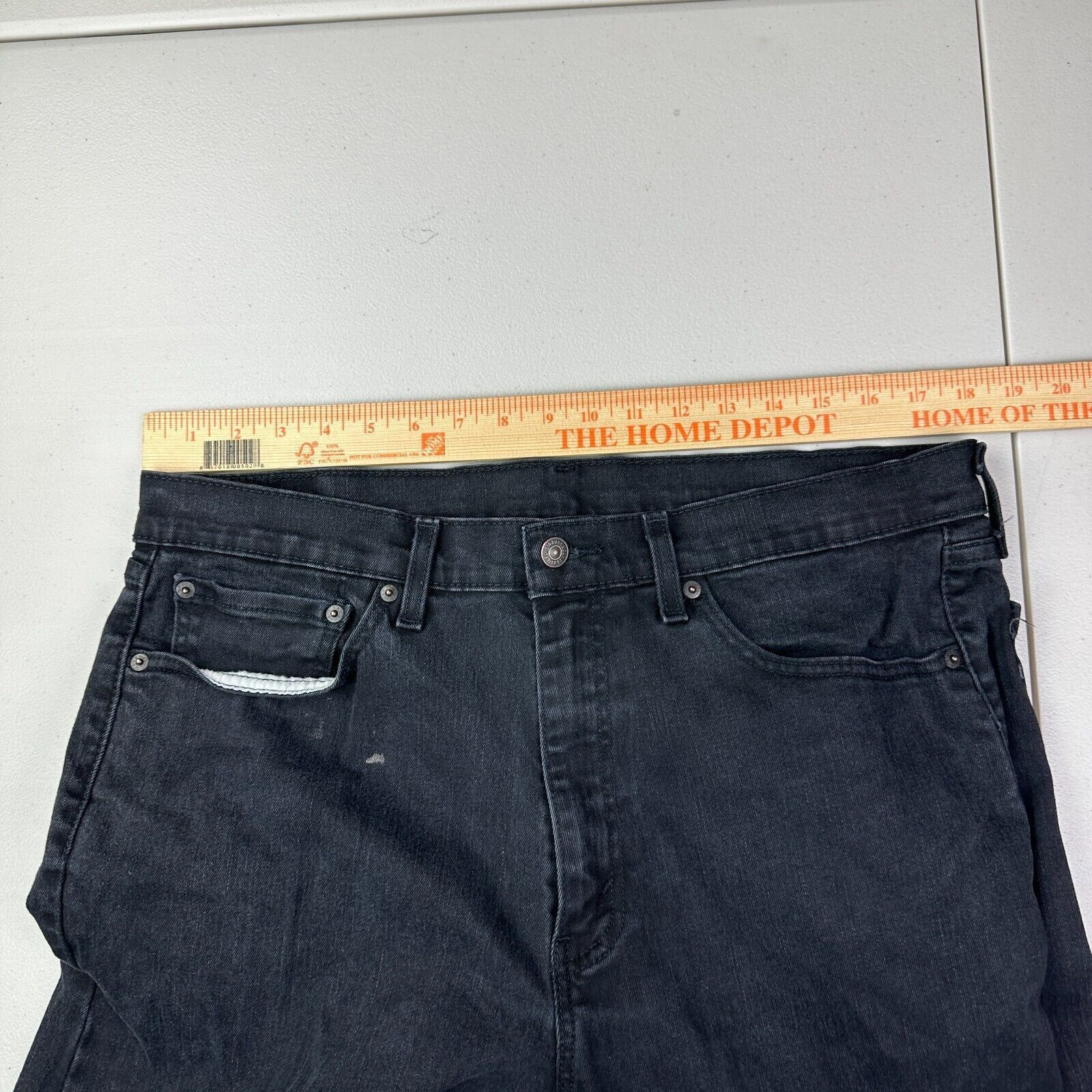 Levi's Levis 505 Regular Fit Straight Leg Jeans *Missing Button* Size US 30 / EU 46 - 10 Thumbnail