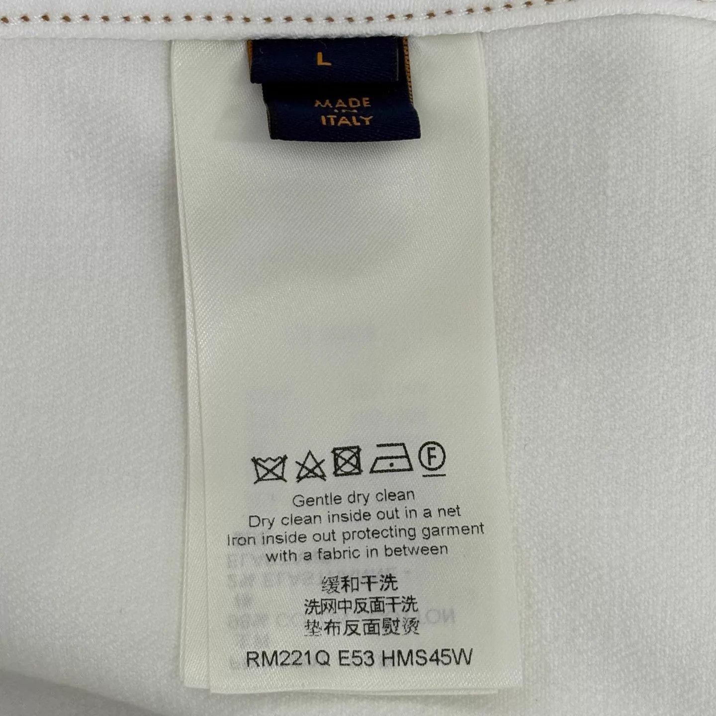 Louis Vuitton White Short-Sleeve Button-Front Shirt Size US L / EU 52-54 / 3 - 4 Thumbnail