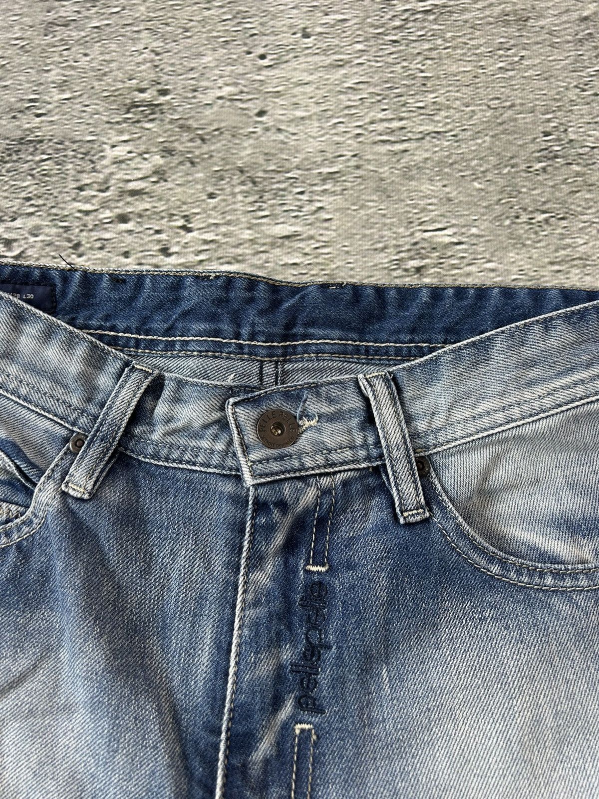 Pelle Pelle × Vintage Pelle Pelle vintage stone washed blue jeans Y2K baggy denim Size US 28 / EU 44 - 2 Thumbnail